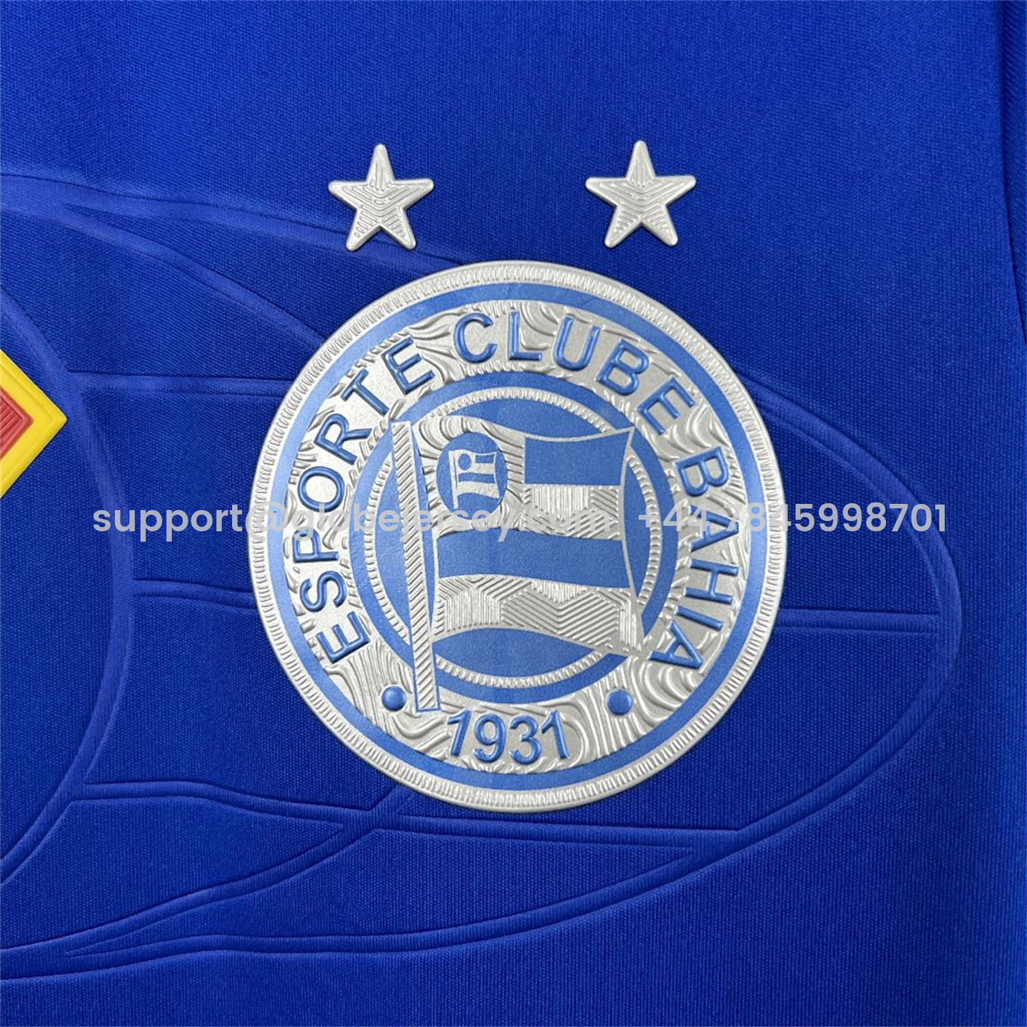 GlobeJersey-Bahia 25-26 Super-Man Blue Jersey - Fans Version