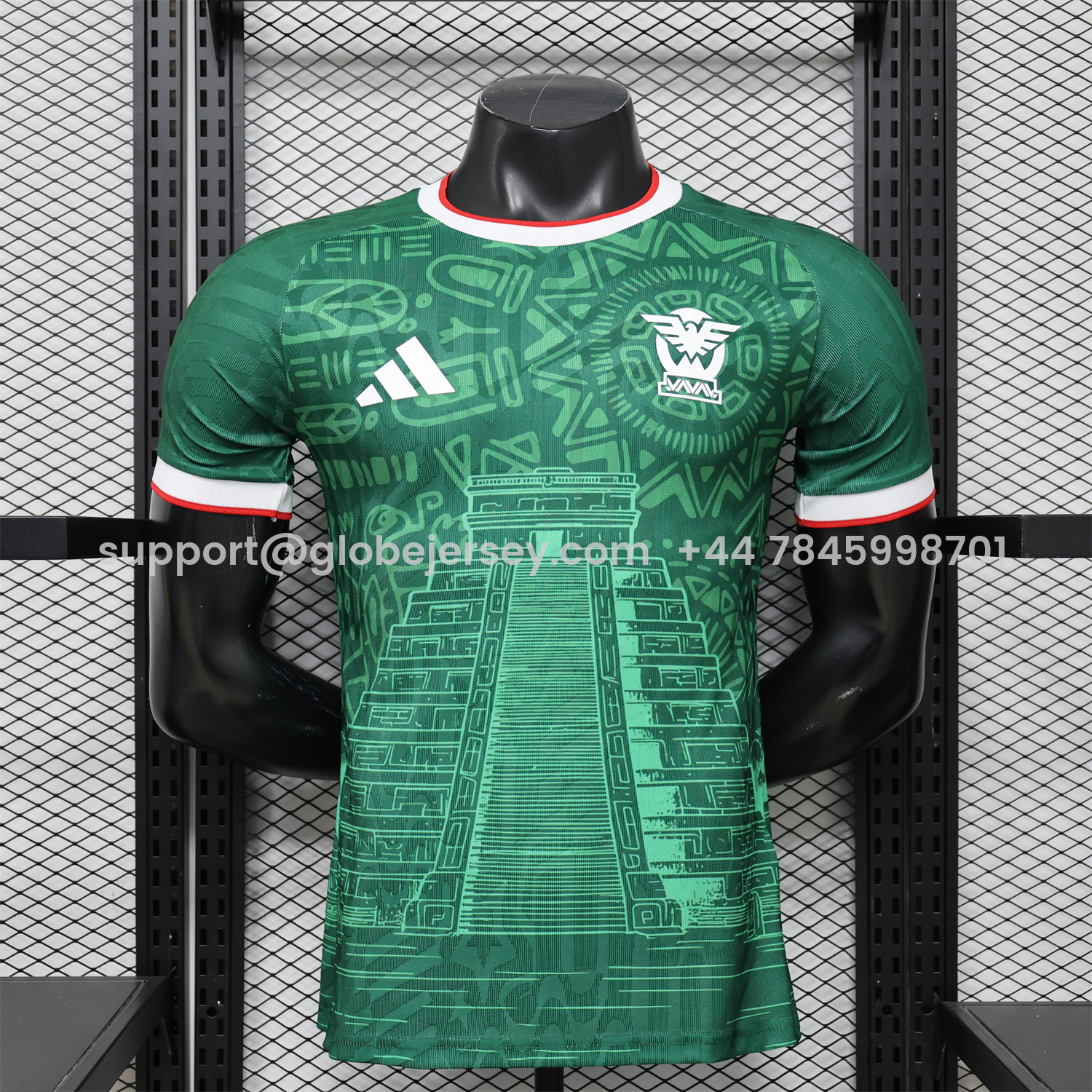GlobeJersey-Mexico 2026 Temple Of The Sun Special Jersey - Player Version