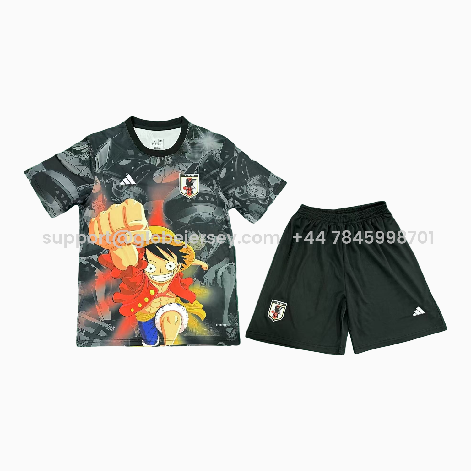 GlobeJersey-Japan 25-26 Luffy Childhood Special Men's Adult Jersey Set - Fans Version