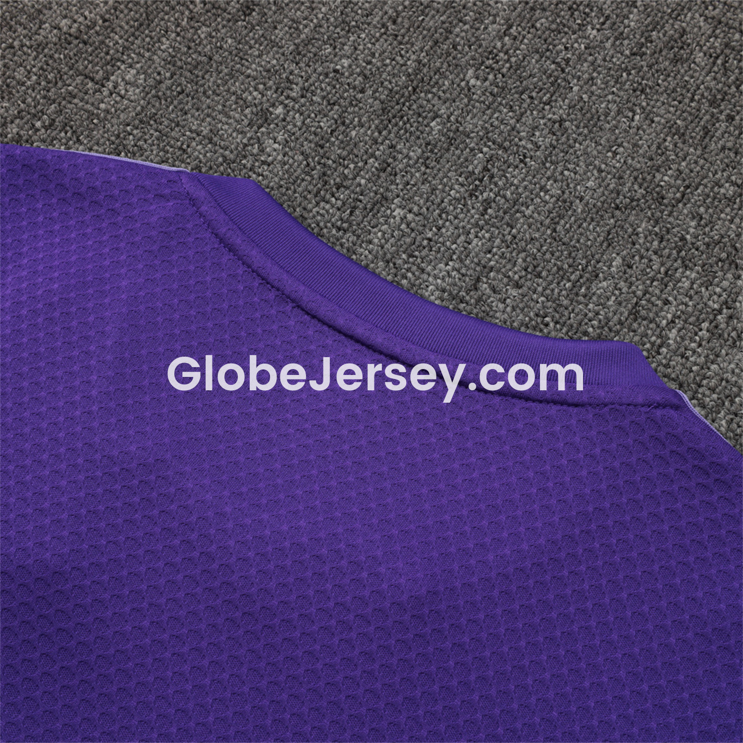 GlobeJersey-Real Madrid 25-26 Throwback Trefoil Short-Sleeve Training Set - Purple