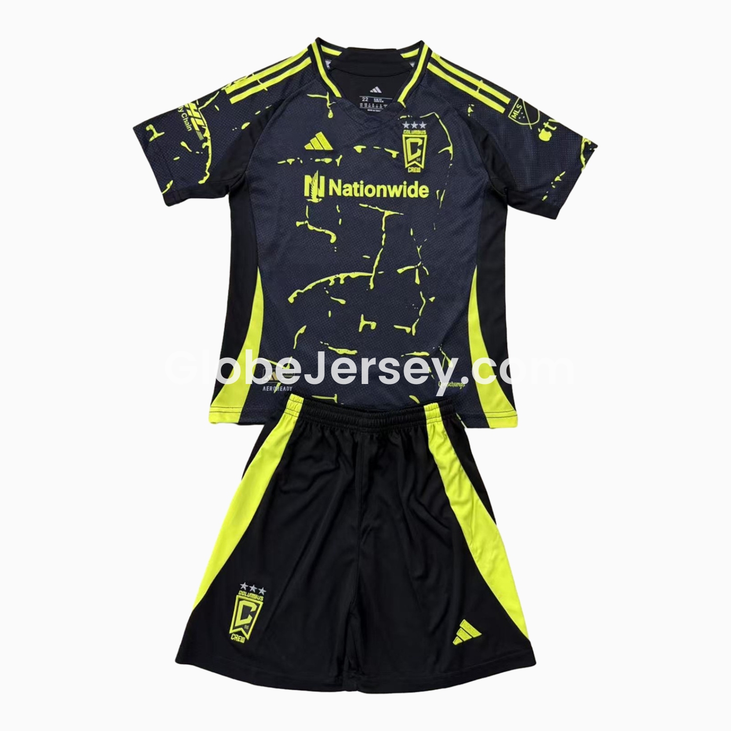 GlobeJersey-Columbus Crew 2025 Away Kids Kit