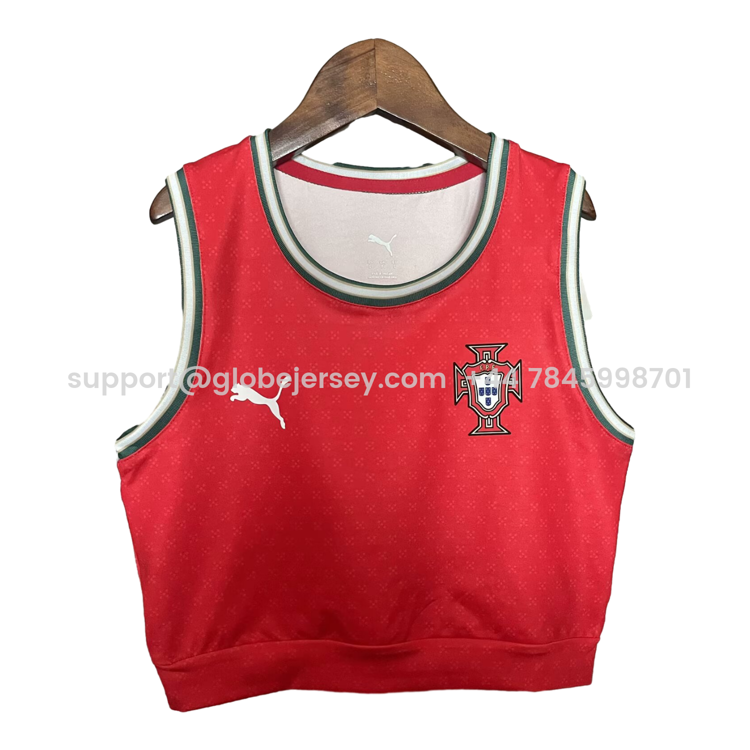 GlobeJersey-Women's Portugal 25-26 Home Red Yoga Vest