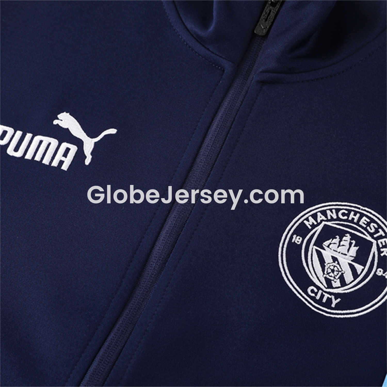 GlobeJersey-Manchester City 25-26 Jacket Training Tracksuit - Deep Blue Jackets & Pants