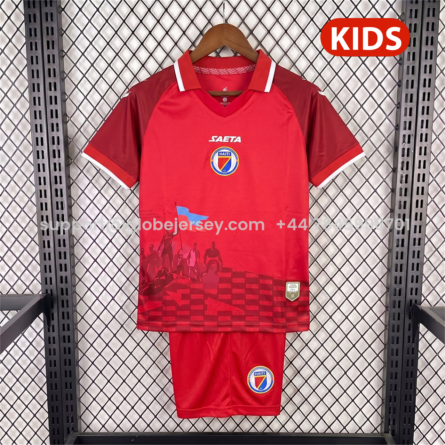 GlobeJersey-Haiti 2026 Third Kids Kit