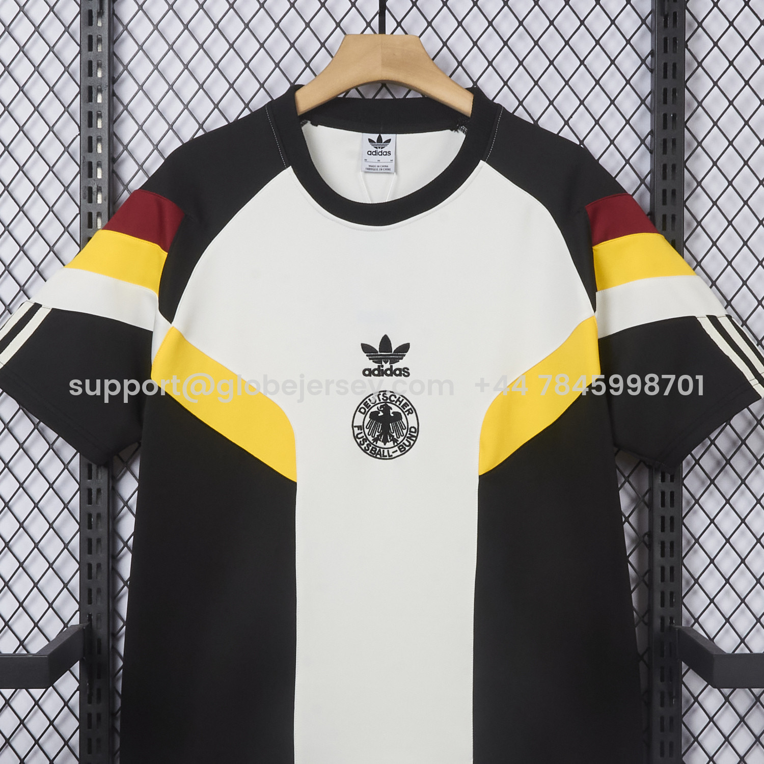 GlobeJersey-Germany 2026 Black And White Retro Style Special Jersey - Fans Version