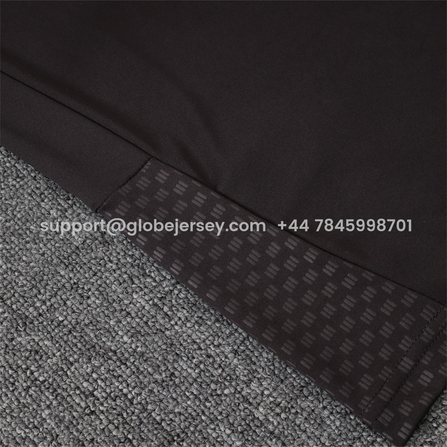 GlobeJersey-Flamengo 2026 Long Sleeve Training Set - Black With White Top & Pants