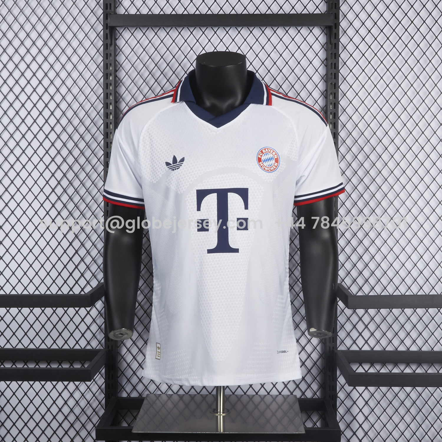 GlobeJersey-Bayern Munich 26-27 Away White Jersey - Player Version