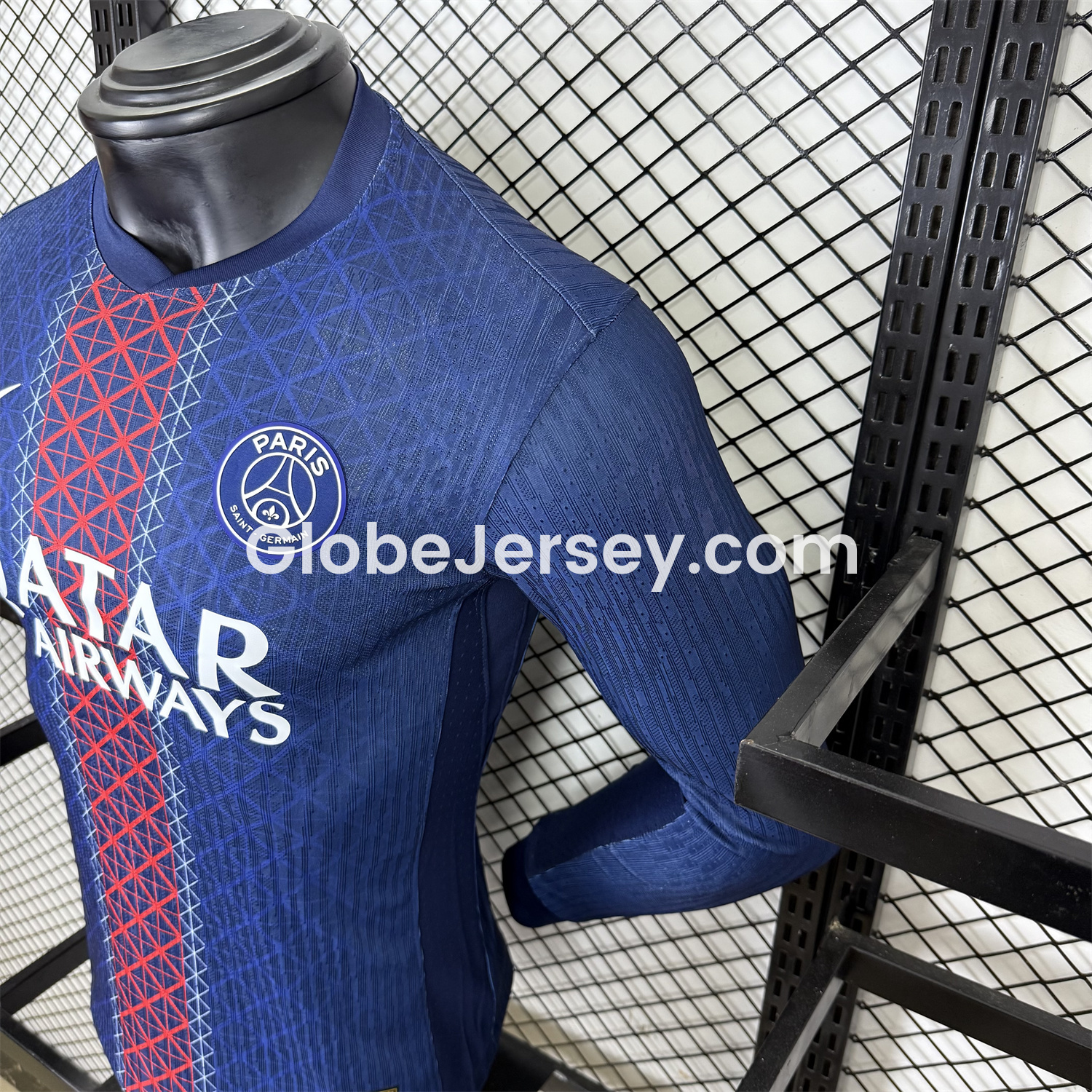 GlobeJersey-Paris Saint-Germain PSG 25-26 Home Long Sleeves Jersey - Player Version