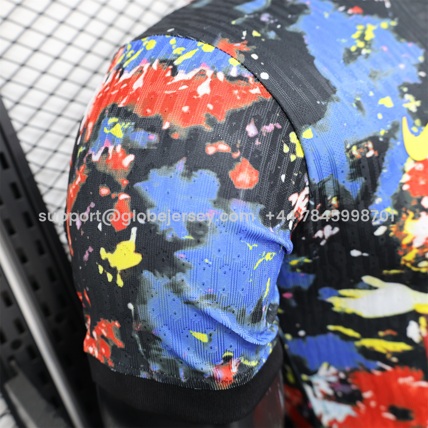 GlobeJersey-Brazil 25-26 Colorful Jesus Statue Special Colorful Graffiti Jersey - Player Version