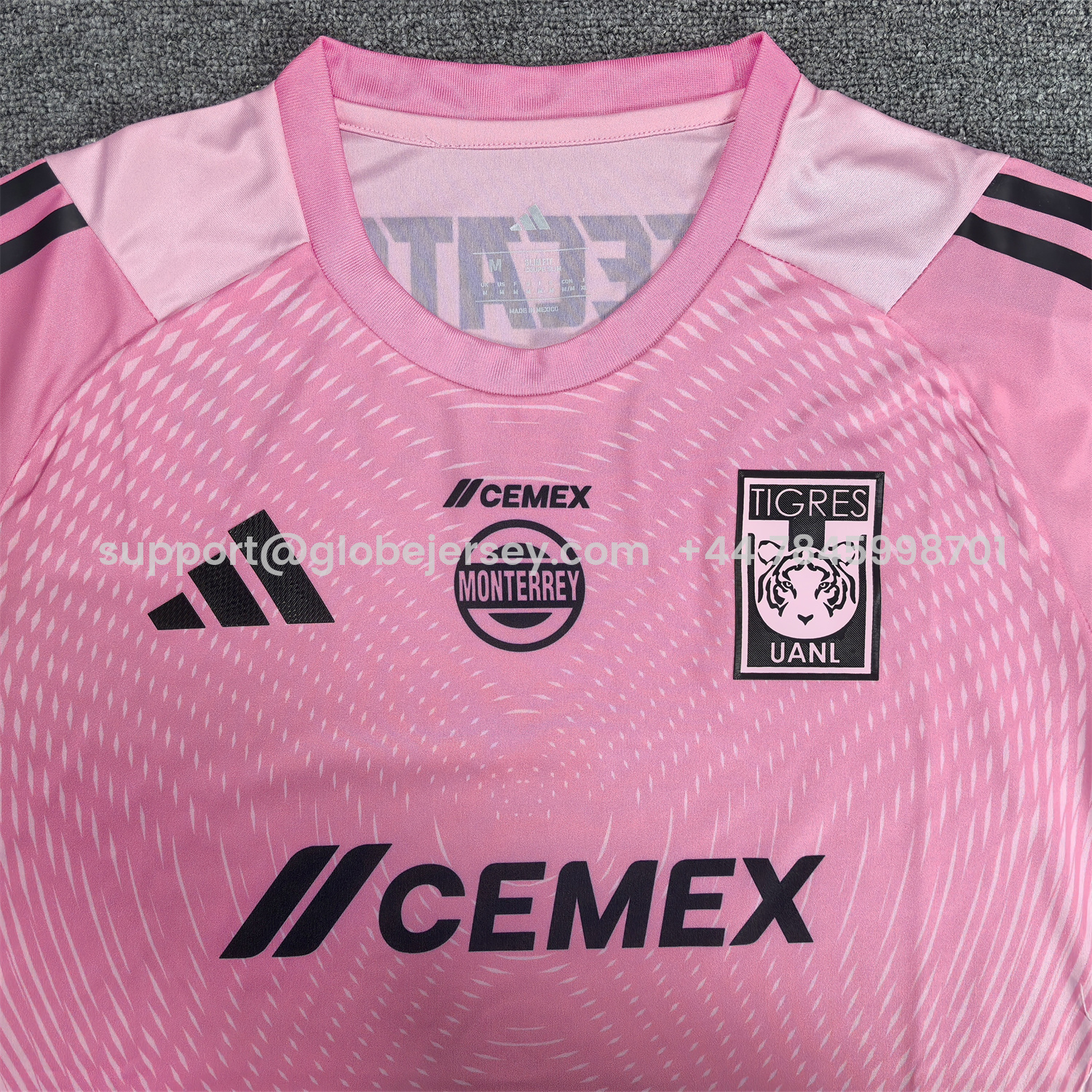 GlobeJersey-Tigres UANL 25-26 Pink Goalkeeper Jersey - Fans Version