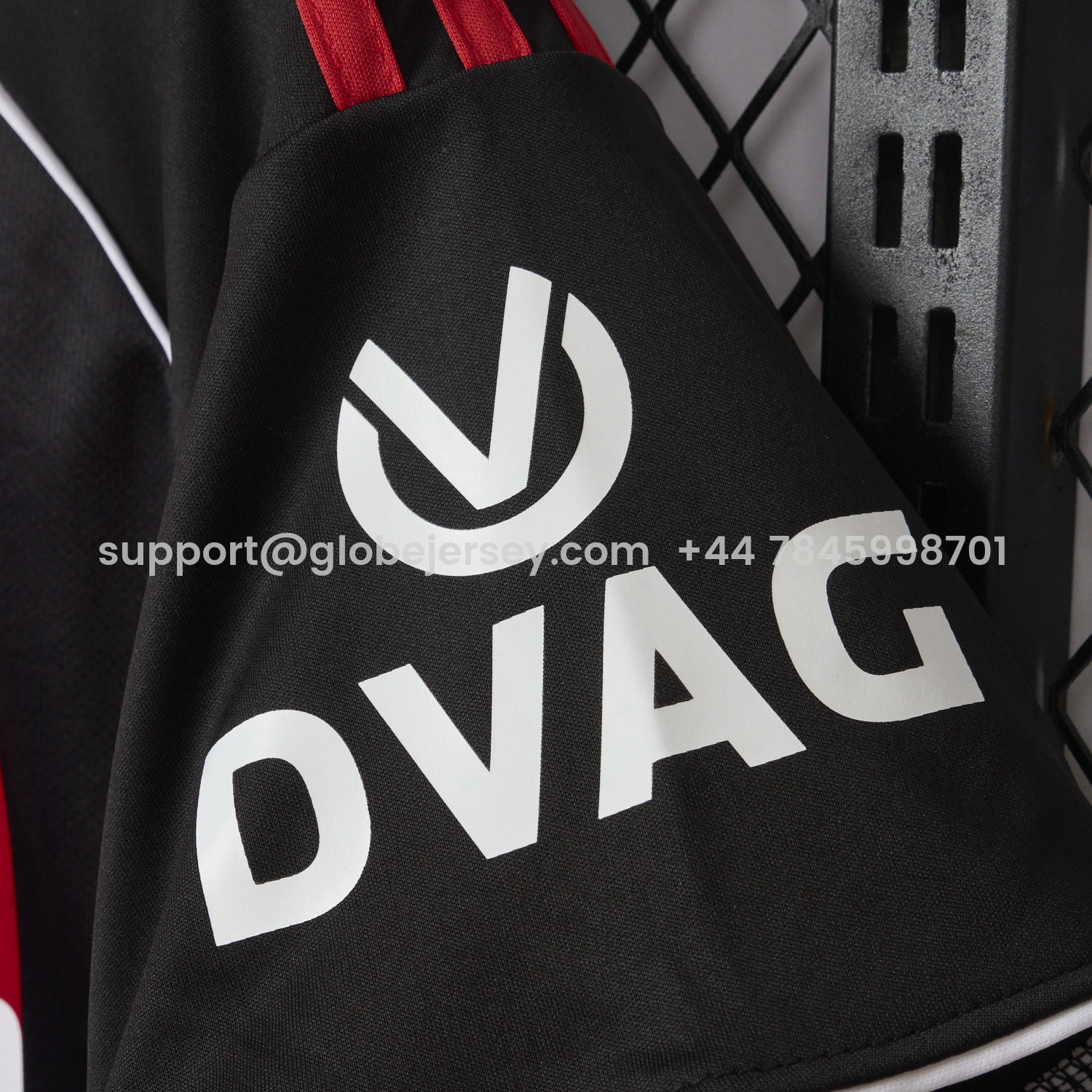 GlobeJersey-Frankfurt 25-26 Home Red Jersey - Fans Version