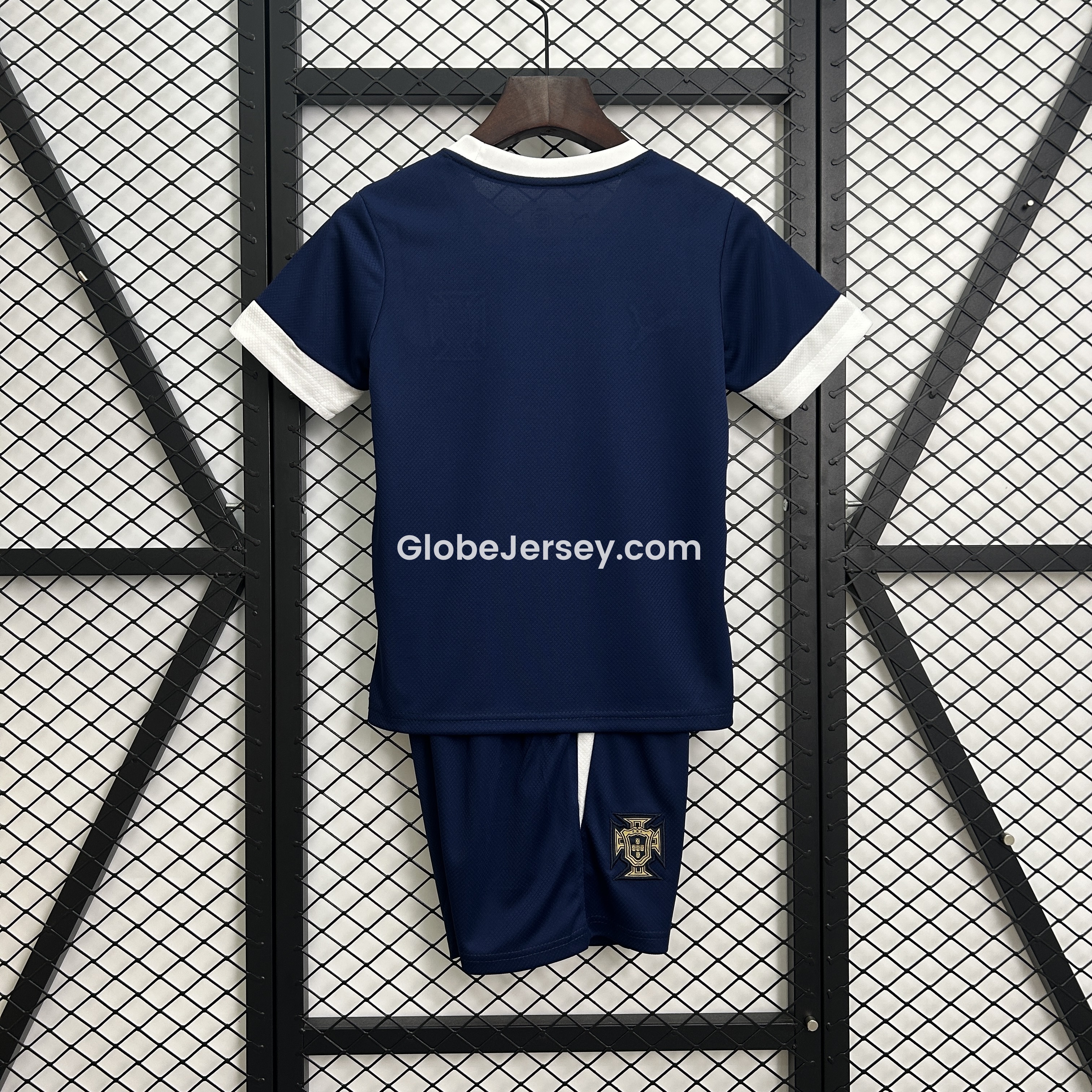 GlobeJersey-Portugal 2025-26 Royal Blue Training Kids Kit