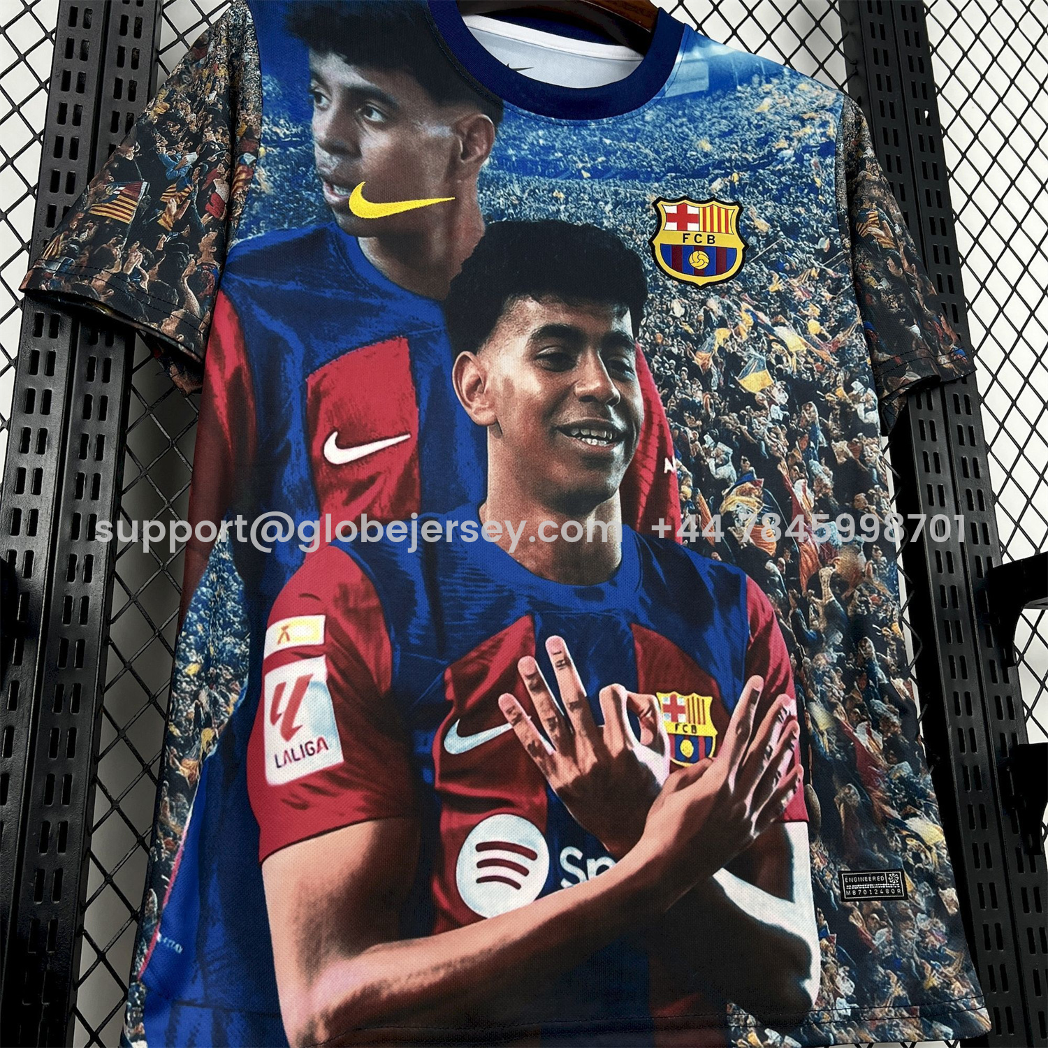 GlobeJersey-Barcelona 25-26 Lamine Yamal Special Jersey - Fans Version