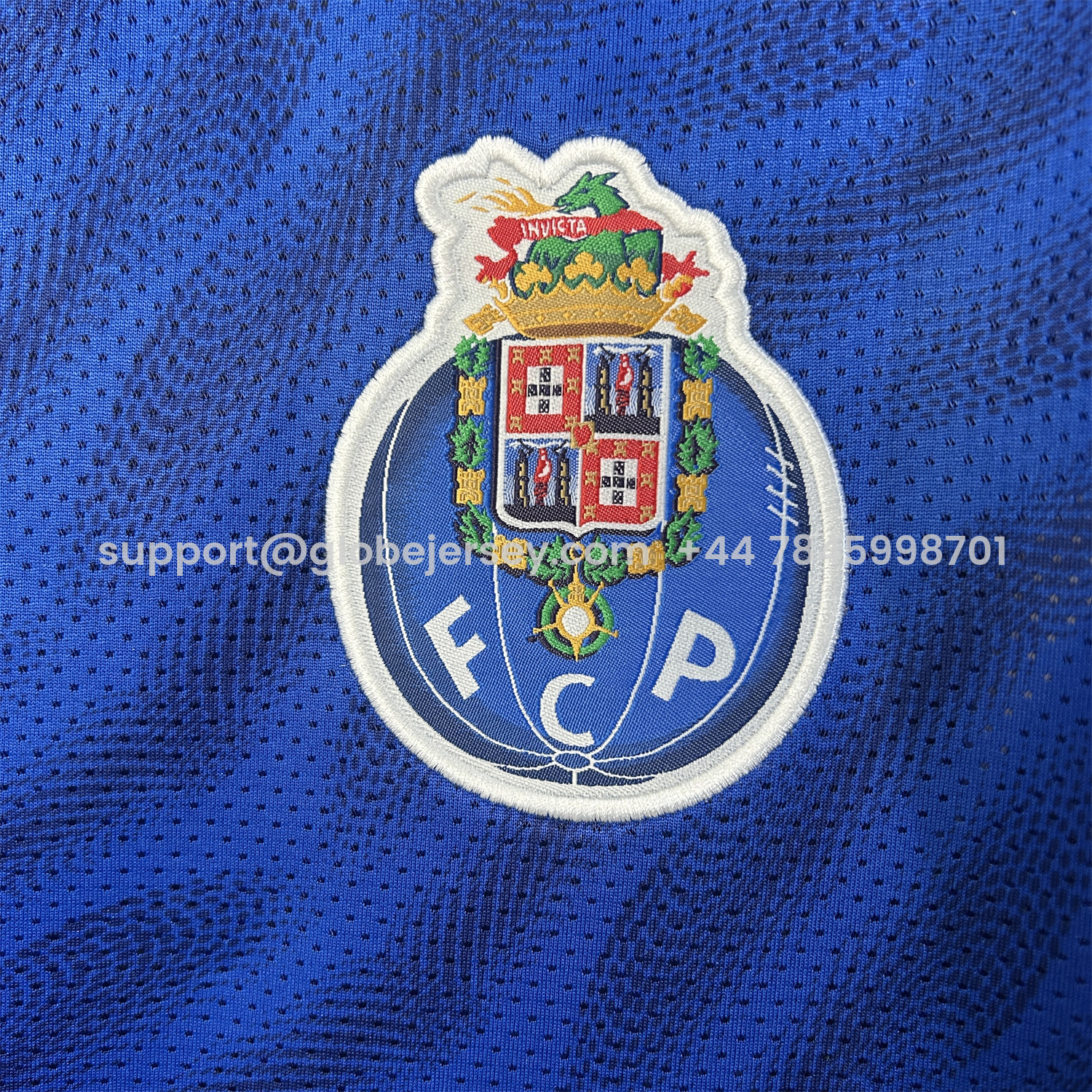 GlobeJersey-Porto 25-26 Blue Pre-Match Training Jersey - Fans Version