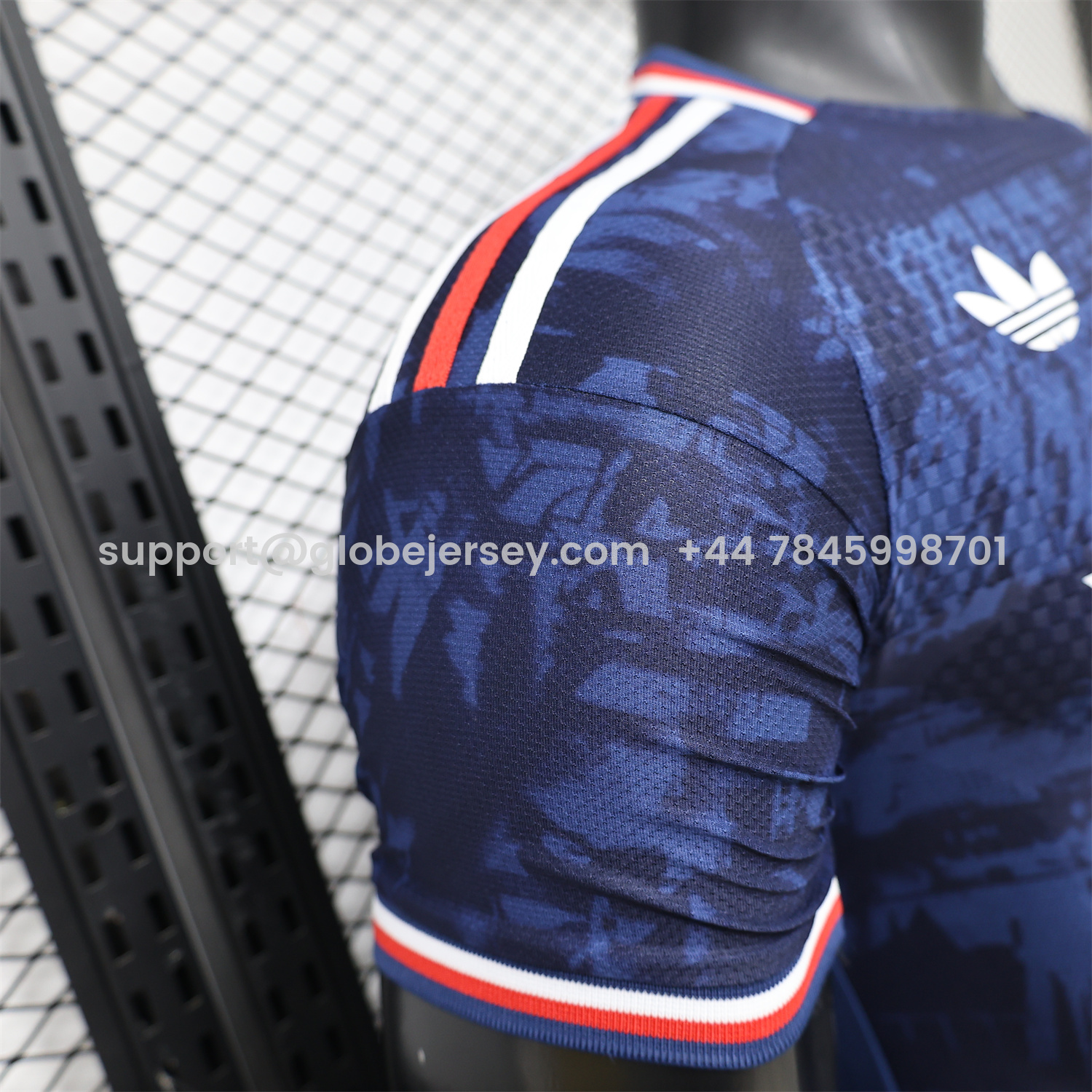 GlobeJersey-Arsenal 26-27 Dark Blue Digital Pattern Cannon Special Edition Jersey - Player Version