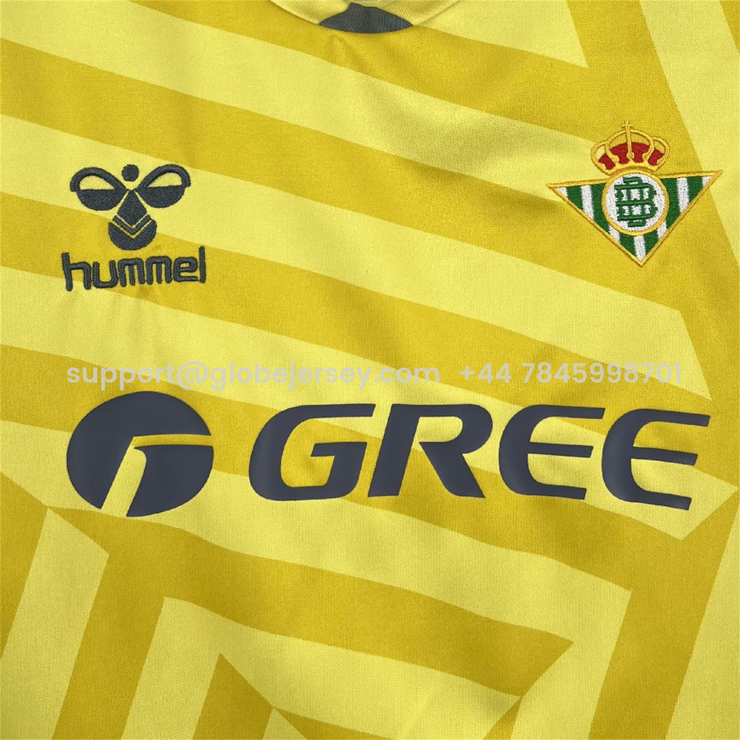 GlobeJersey-Real Betis 25-26 Yellow Goalkeeper Jersey - Fans Version