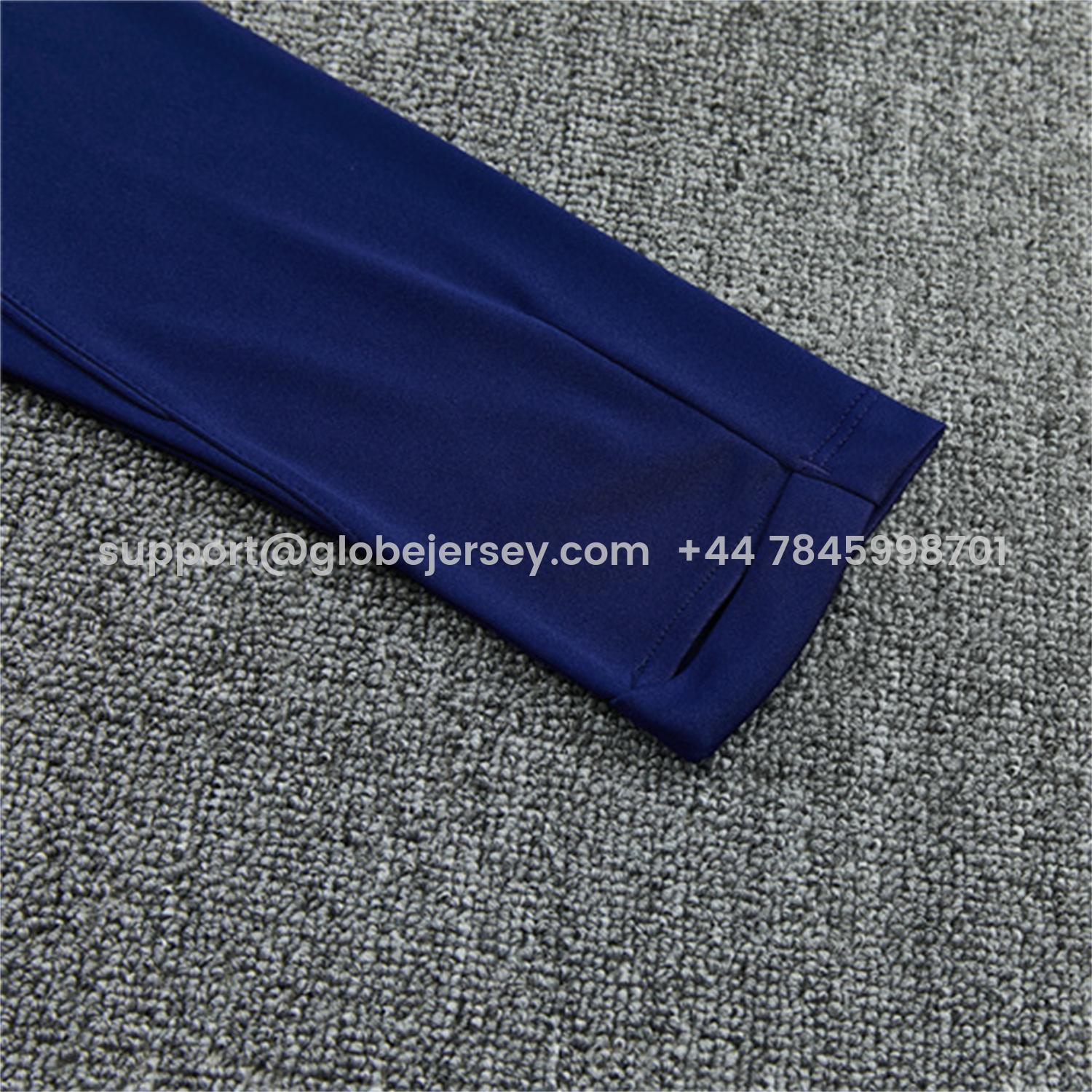 GlobeJersey-Inter Milan 26-27 Kids Long Sleeve Training Set - Royal Blue Top & Royal Blue Pants