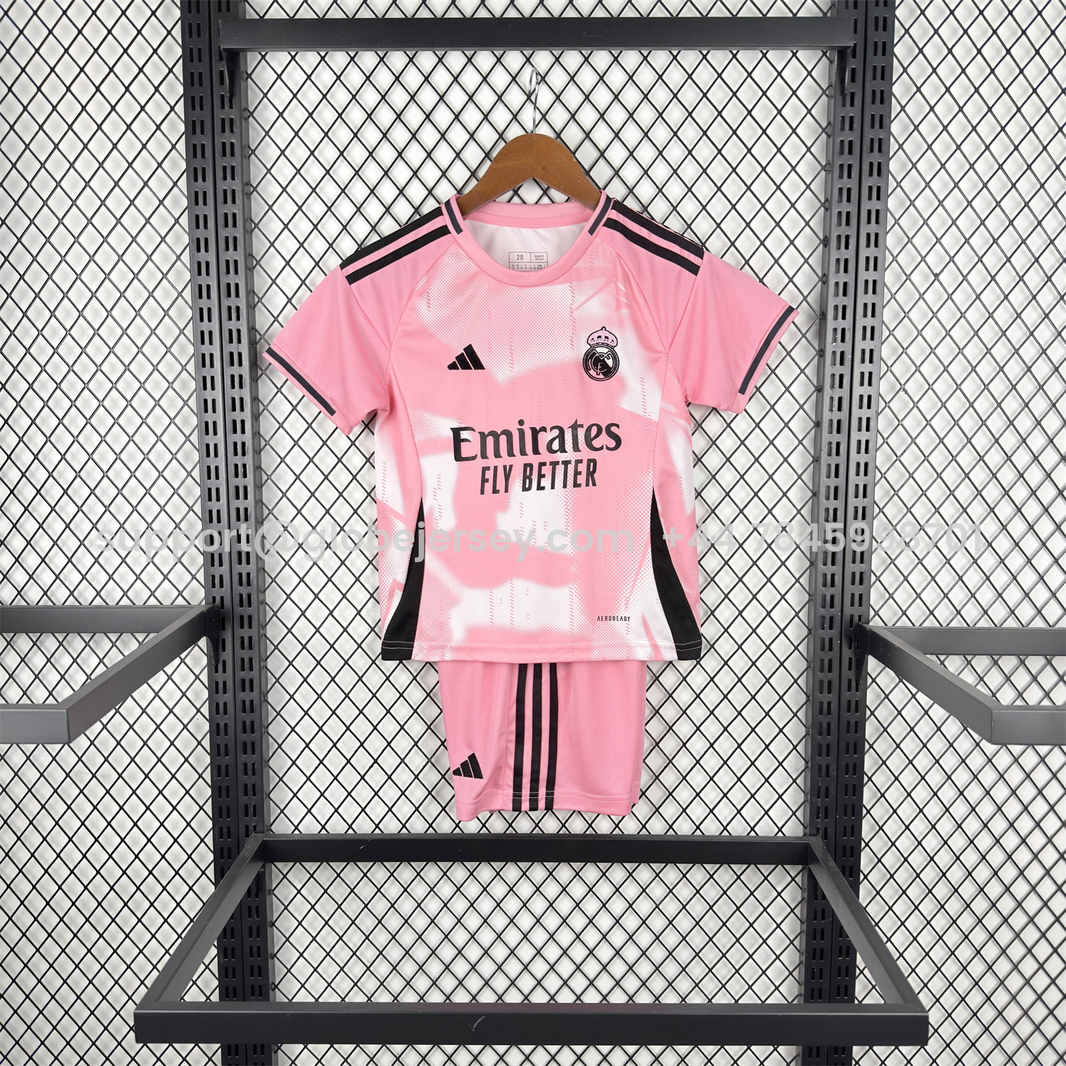 GlobeJersey-Real Madrid 26-27 Pink Special Kids Kit