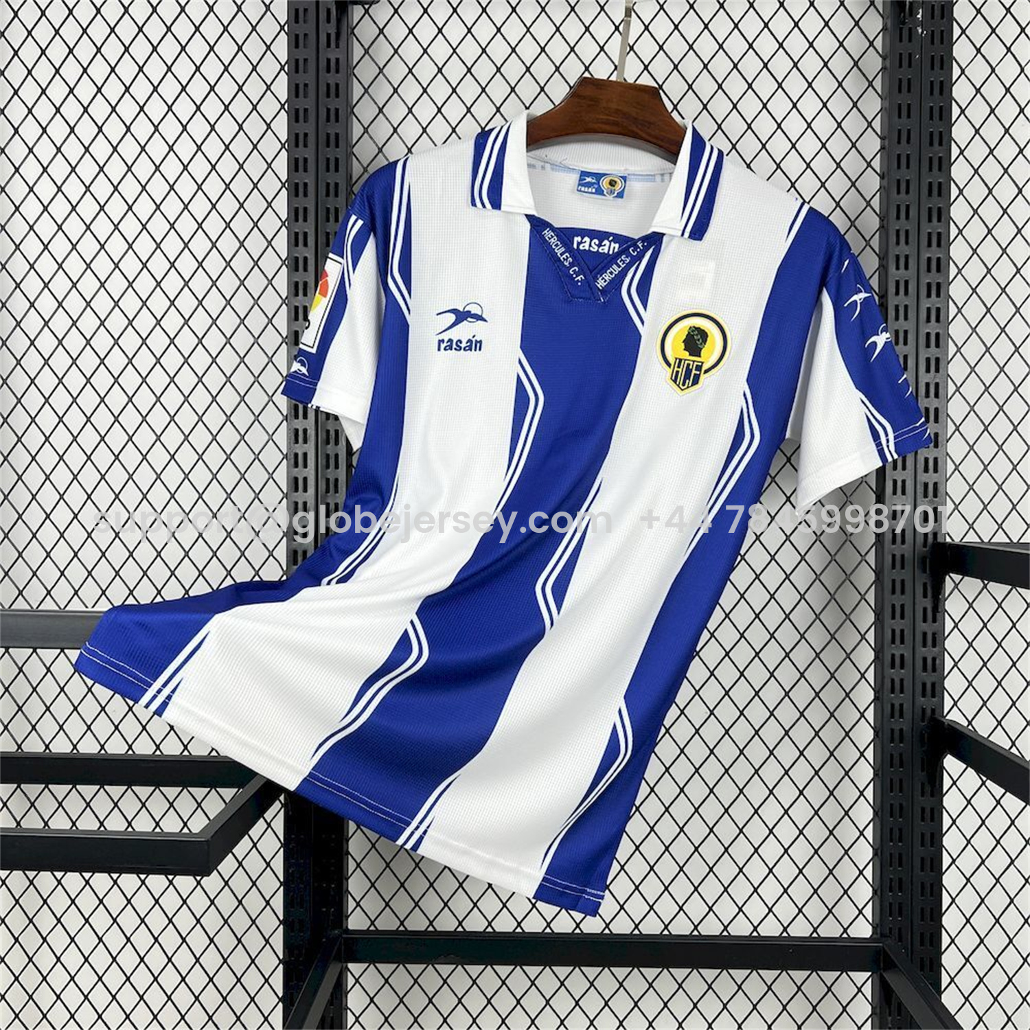 GlobeJersey-Retro Hércules CF 1997-98 Home Jersey