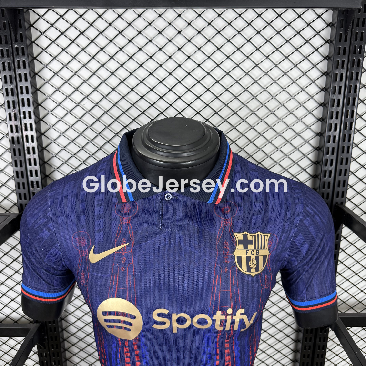 GlobeJersey-Barcelona 25-26 Sagrada Família Blue Special Edition Jersey - Player Version
