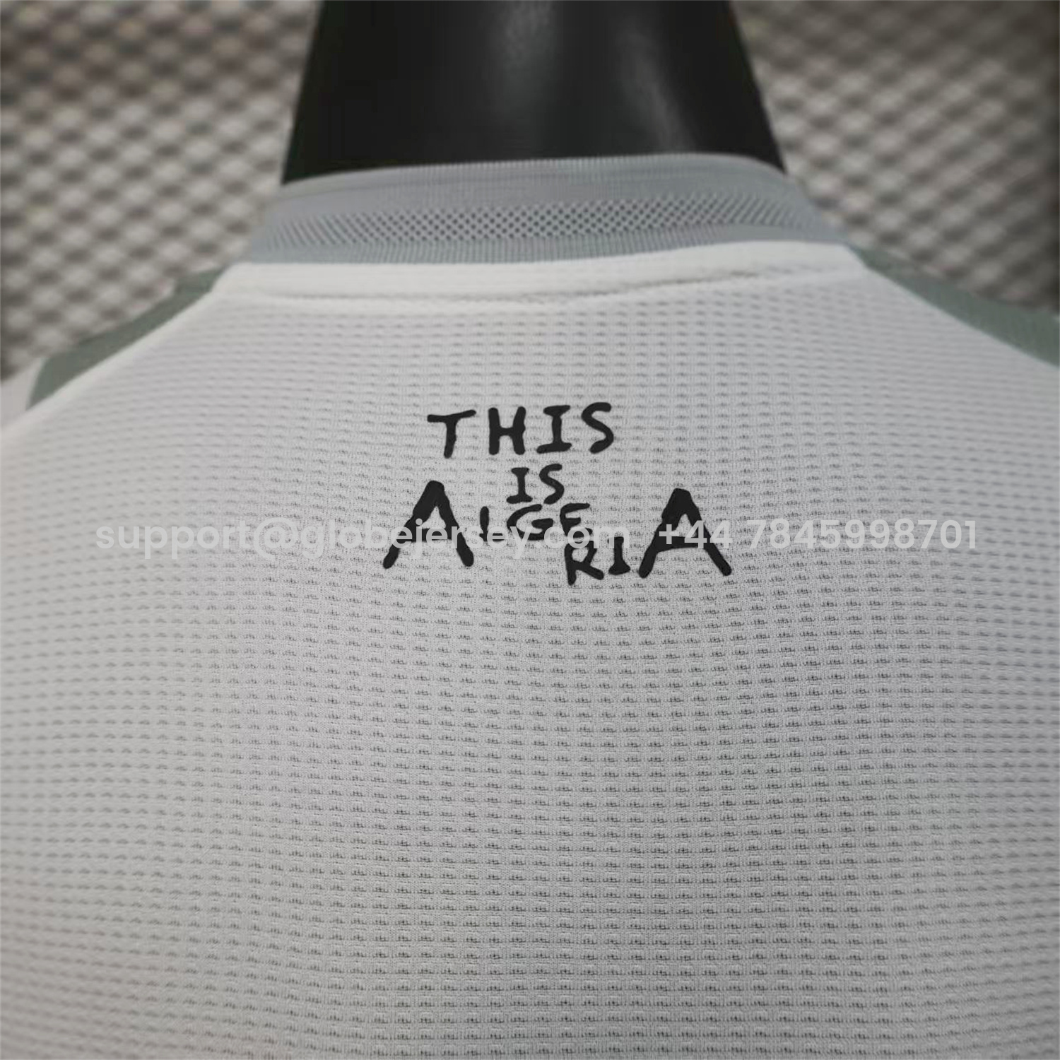 GlobeJersey-Algeria 25-26 Grey Plant White Special Jersey - Player Version