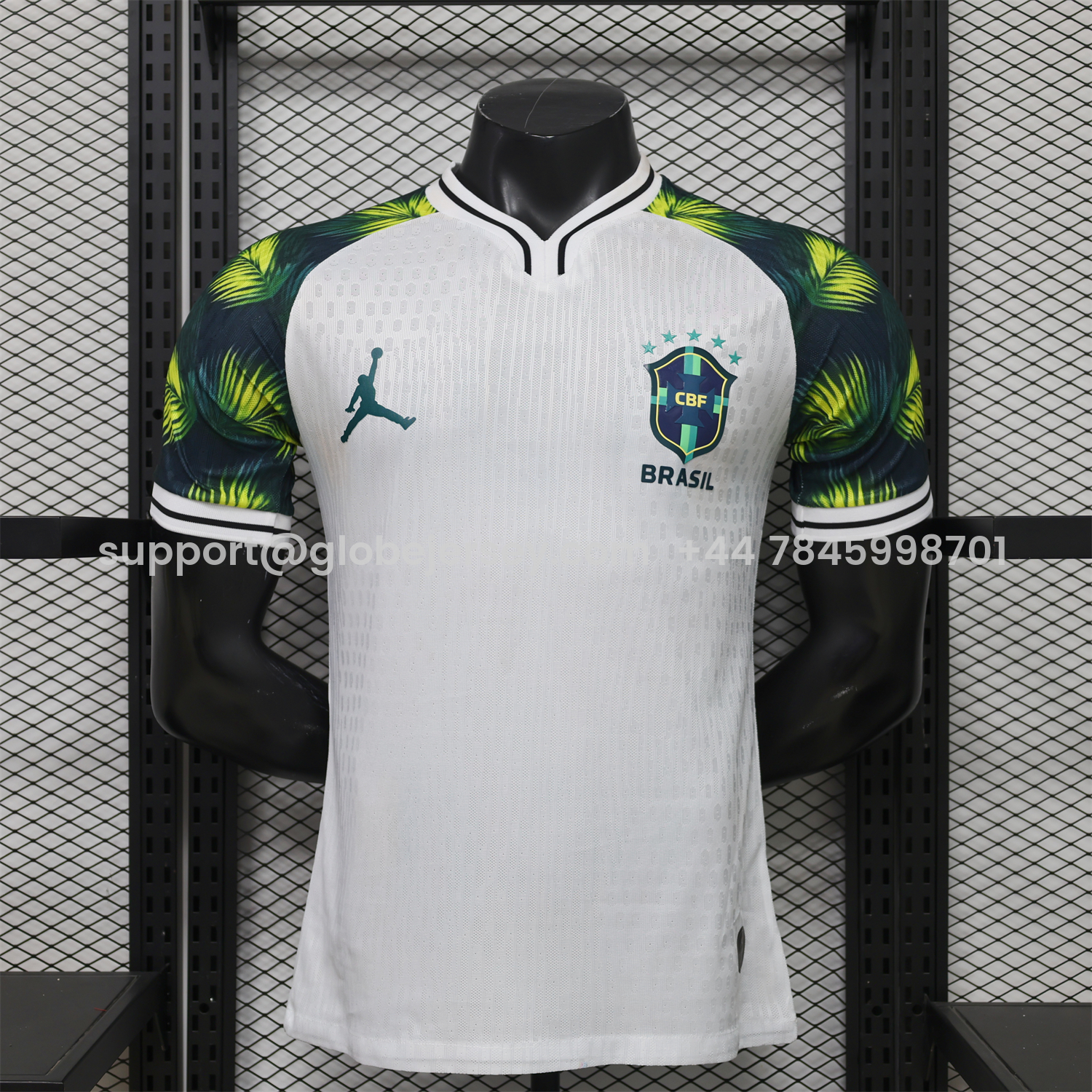 GlobeJersey-Mexico 2026 Palm Leaf White Special Jersey - Player Version