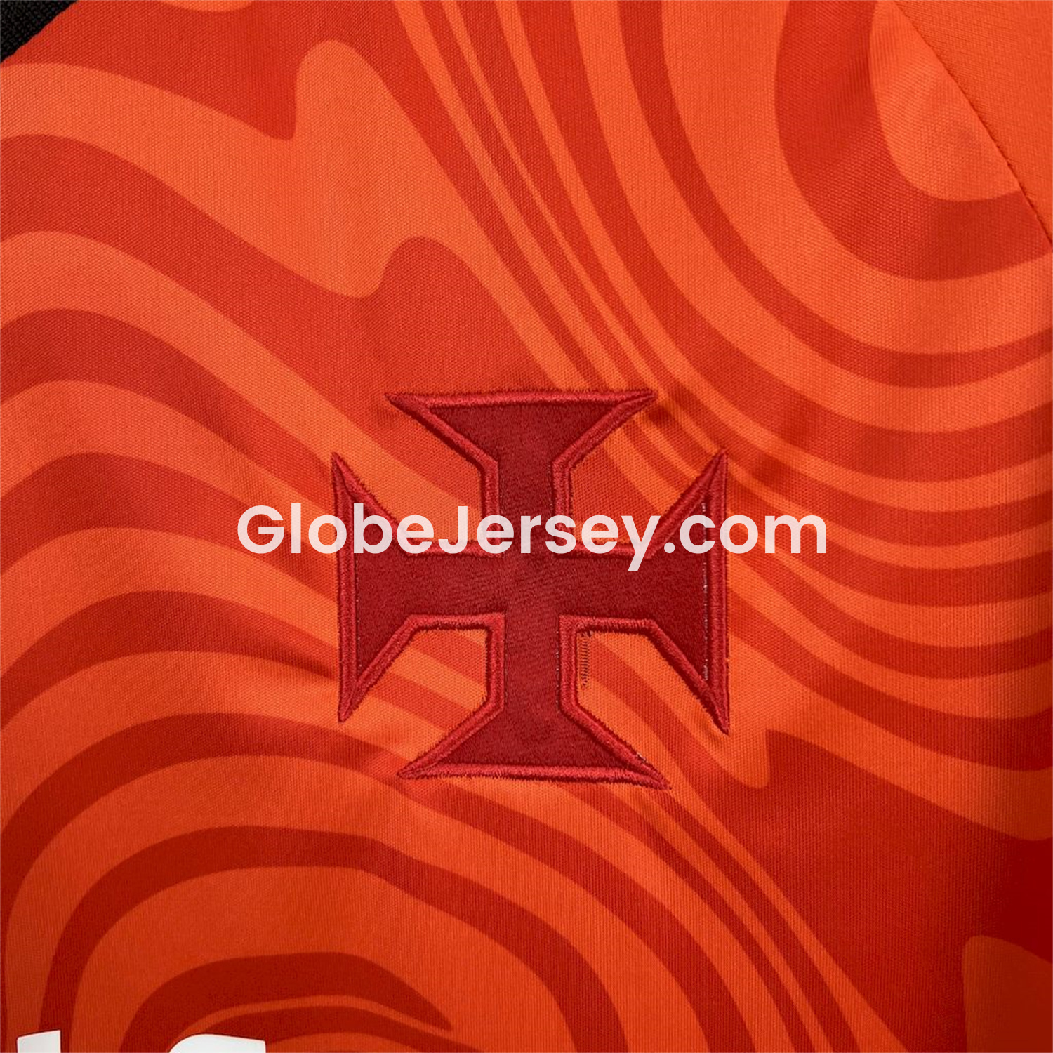 GlobeJersey-Vasco da Gama 25-26 Orange Goalkeeper Jersey - Fans Version