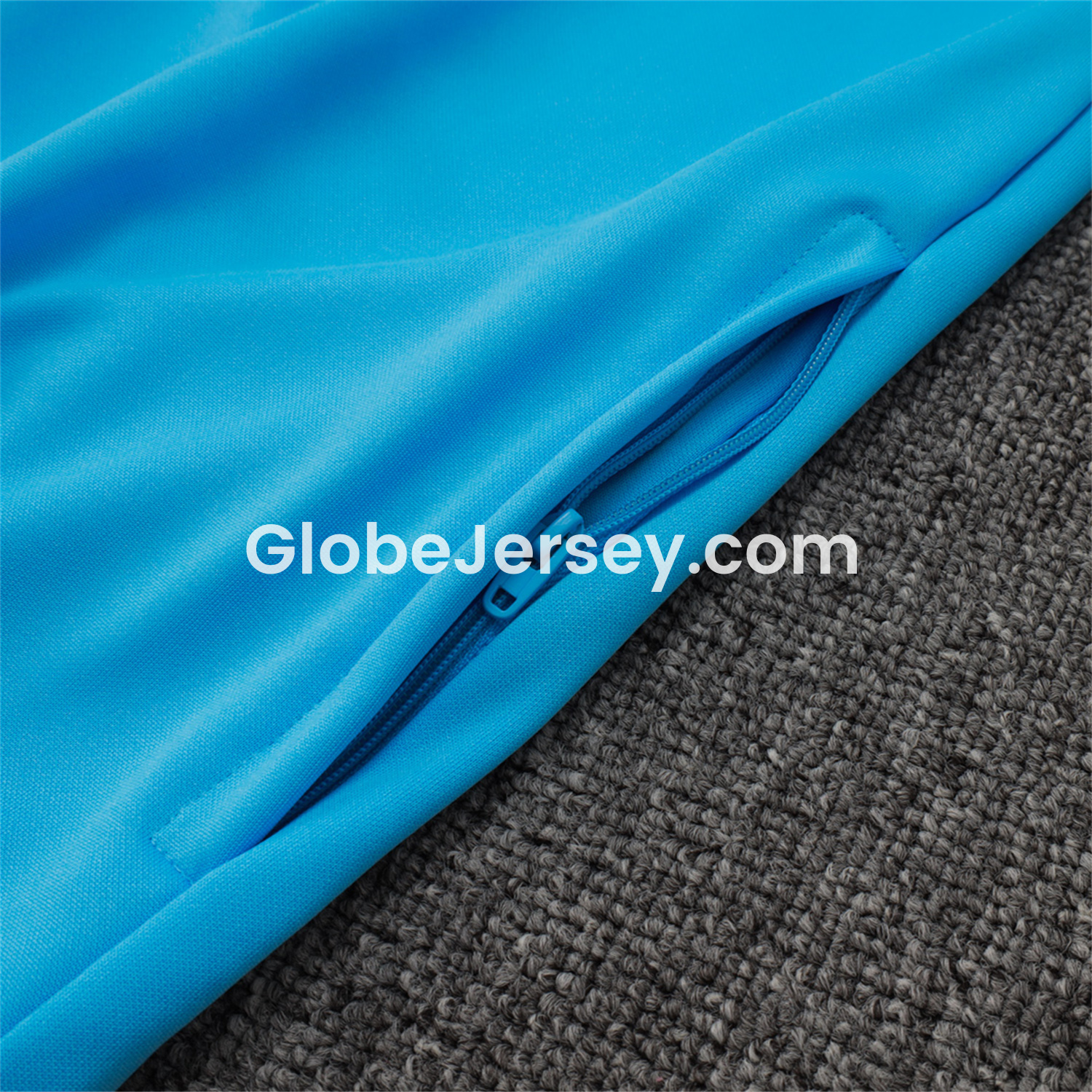 GlobeJersey-Real Madrid 25-26 Throwback Trefoil Jacket Training Tracksuit - Blue Jackets & Purple Pants