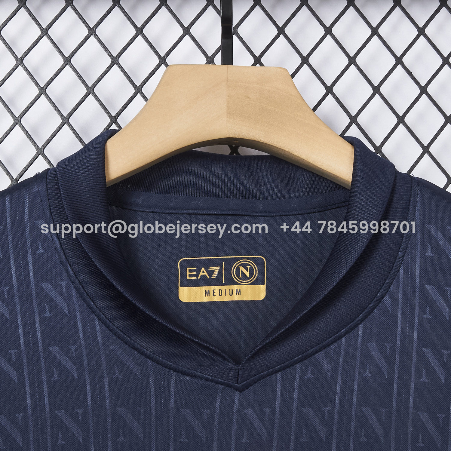 GlobeJersey-Napoli 25-26 European Third Deep Blue Jersey - Fans Version