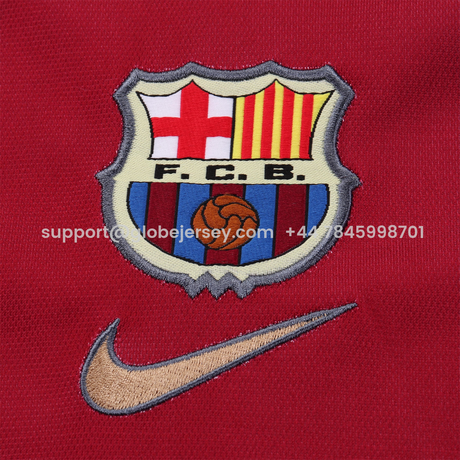 GlobeJersey-Retro Barcelona 1998-99 Home Kids Kit