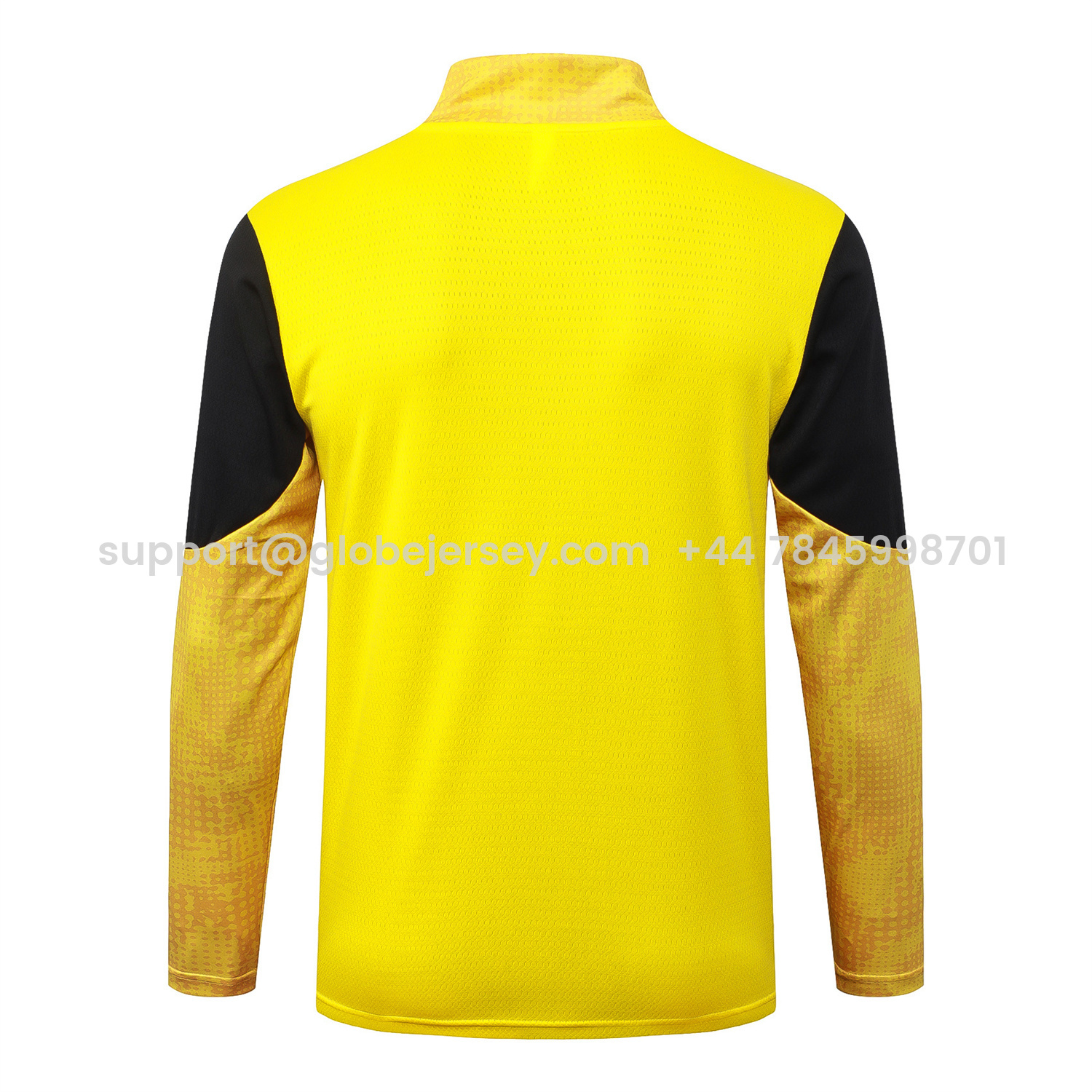 GlobeJersey-Dortmund 25-26 Jacket Training Tracksuit - Yellow top & Black Pants