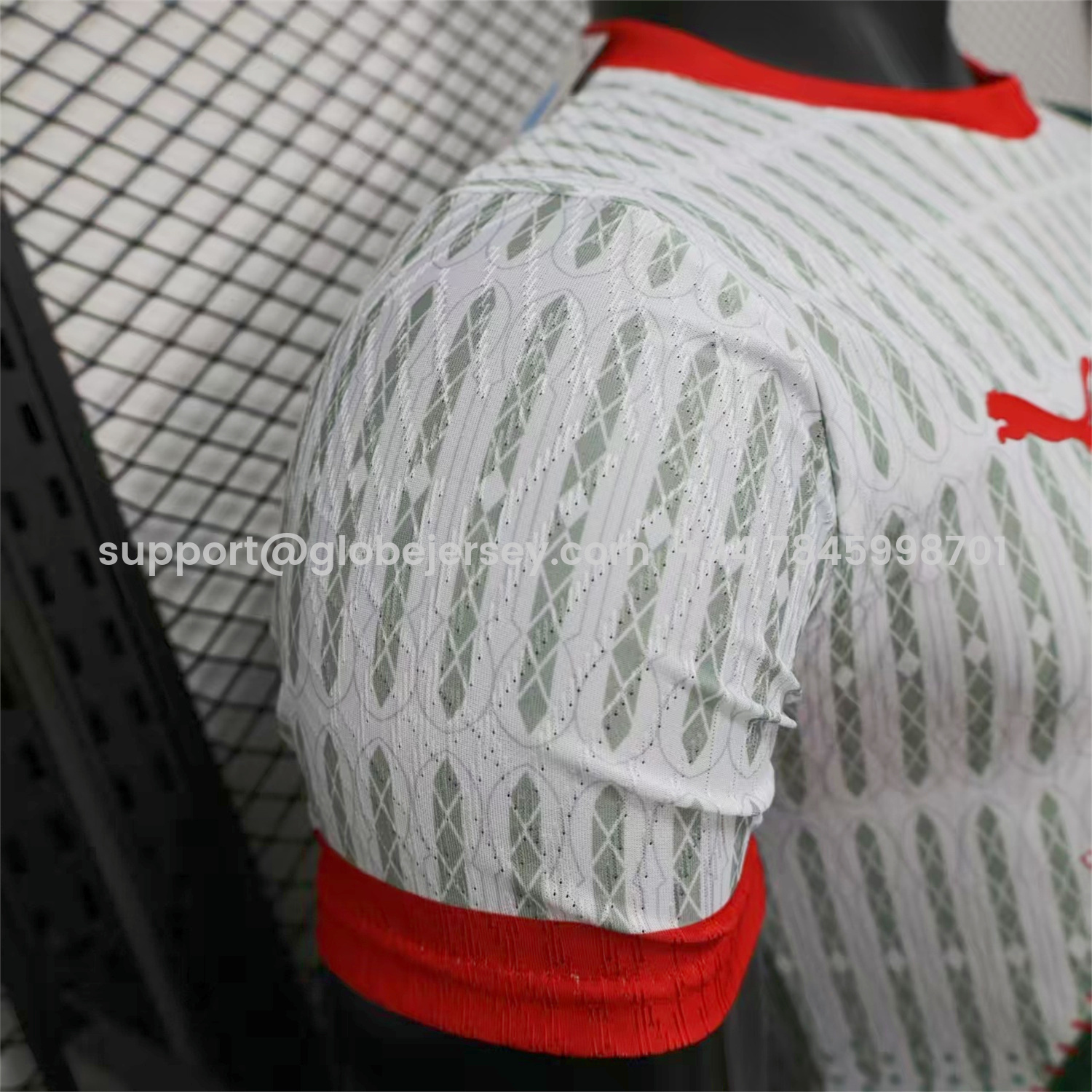 GlobeJersey-Marseille 25-26 Dark Green And White Jersey -Player Version