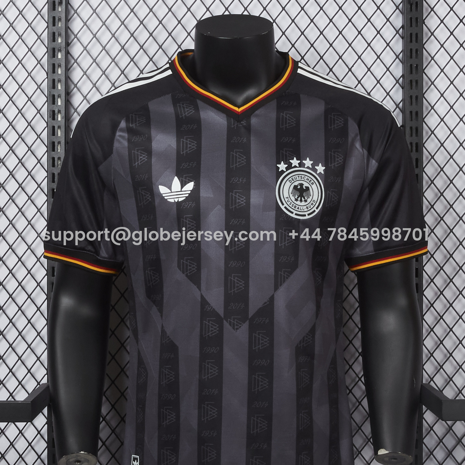 GlobeJersey-Germany 2026 Black Special Jersey - Player Version