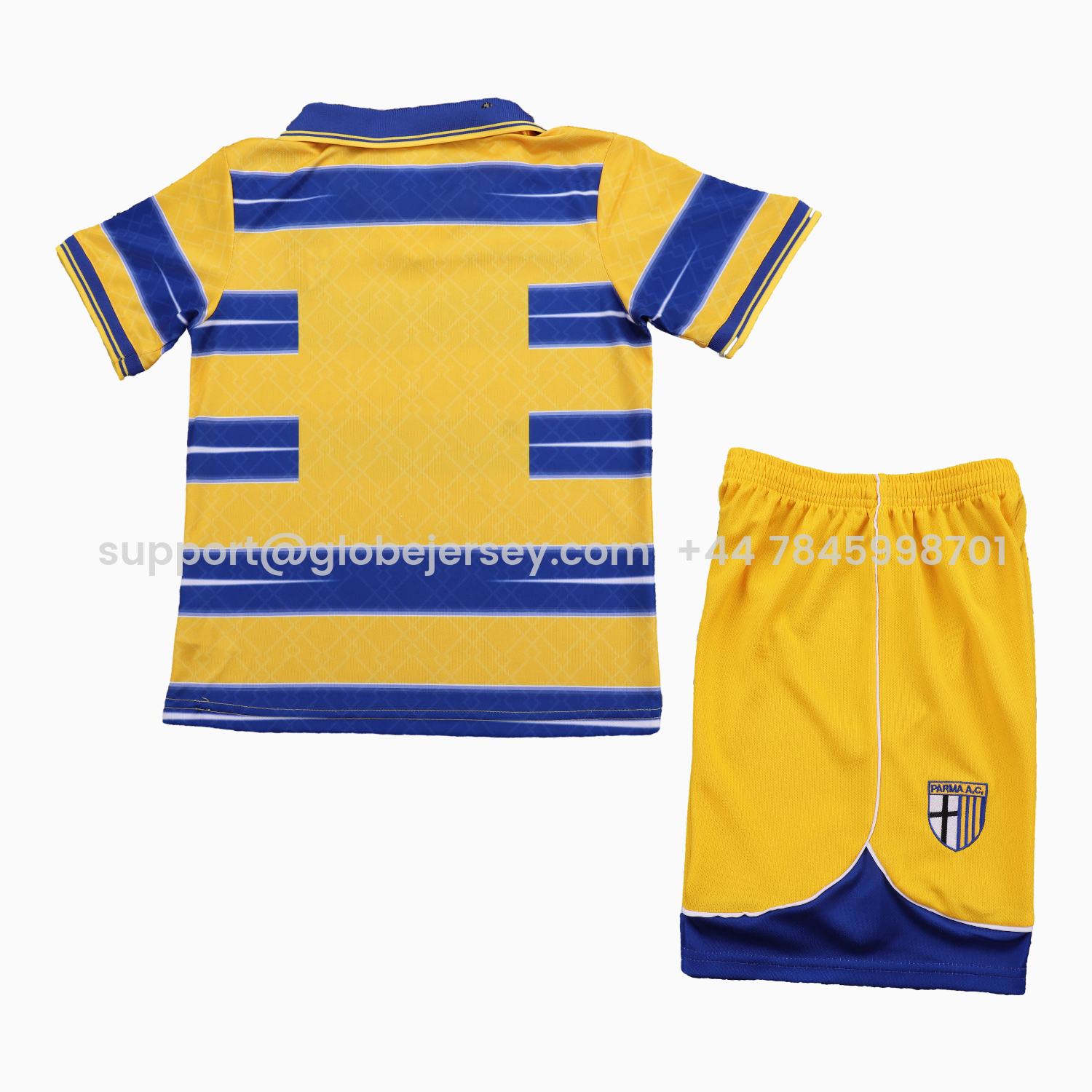 GlobeJersey-Retro Parma 1998-99 Home Kids Kit