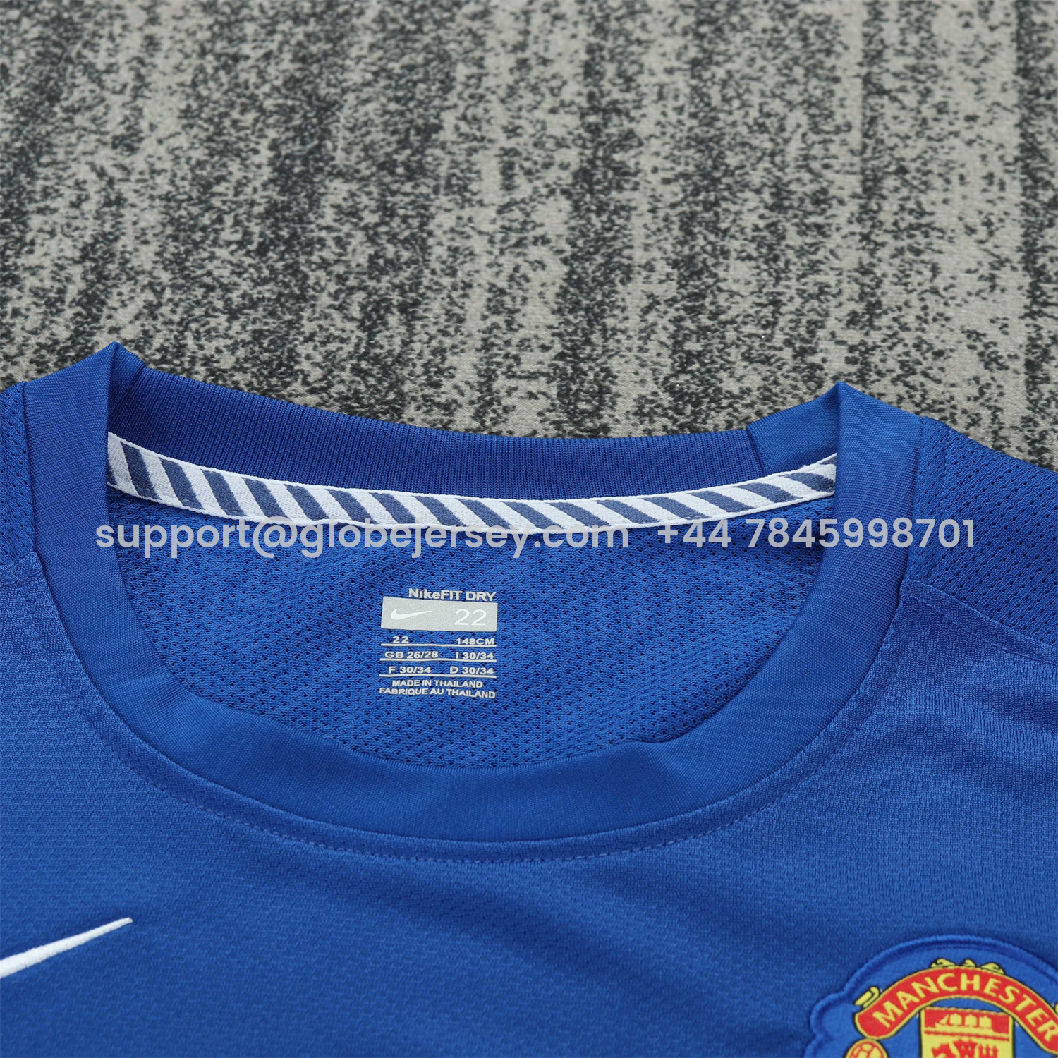 GlobeJersey-Retro Manchester United 2008-09 Third Long Sleeves Kids Kit