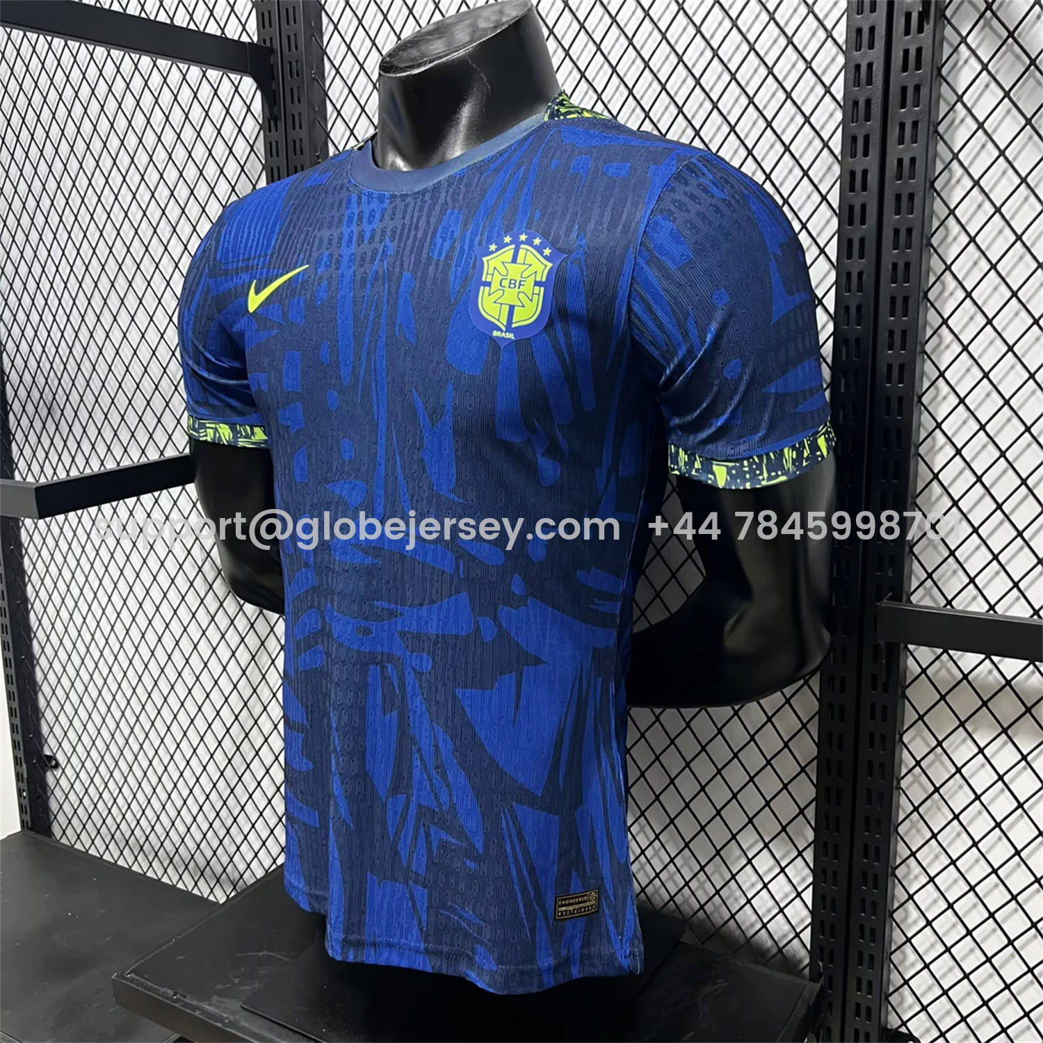 GlobeJersey-Brazil 2026 Blue Colors Special Jersey - Player Version
