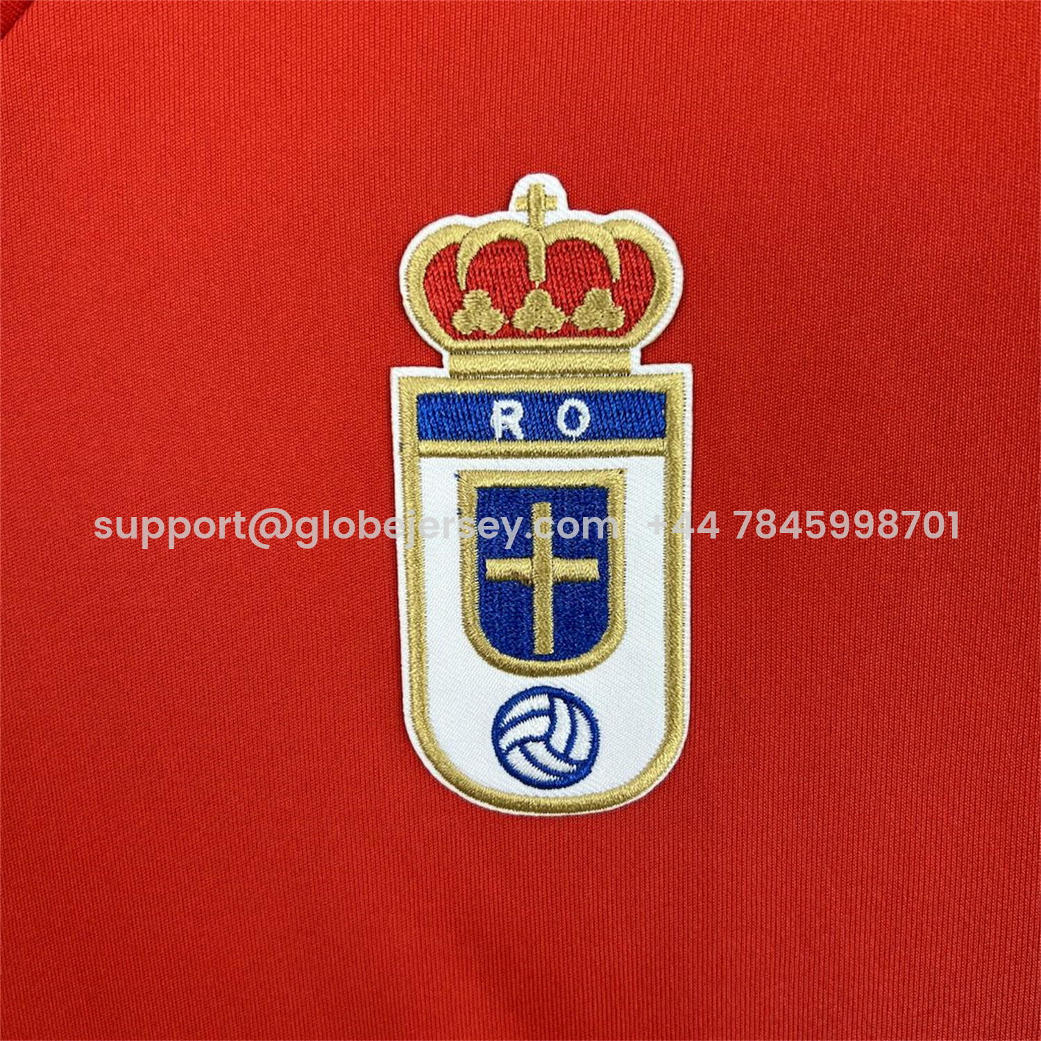 GlobeJersey-Retro Real Oviedo Vetusta 1990-91 Away Red Jersey