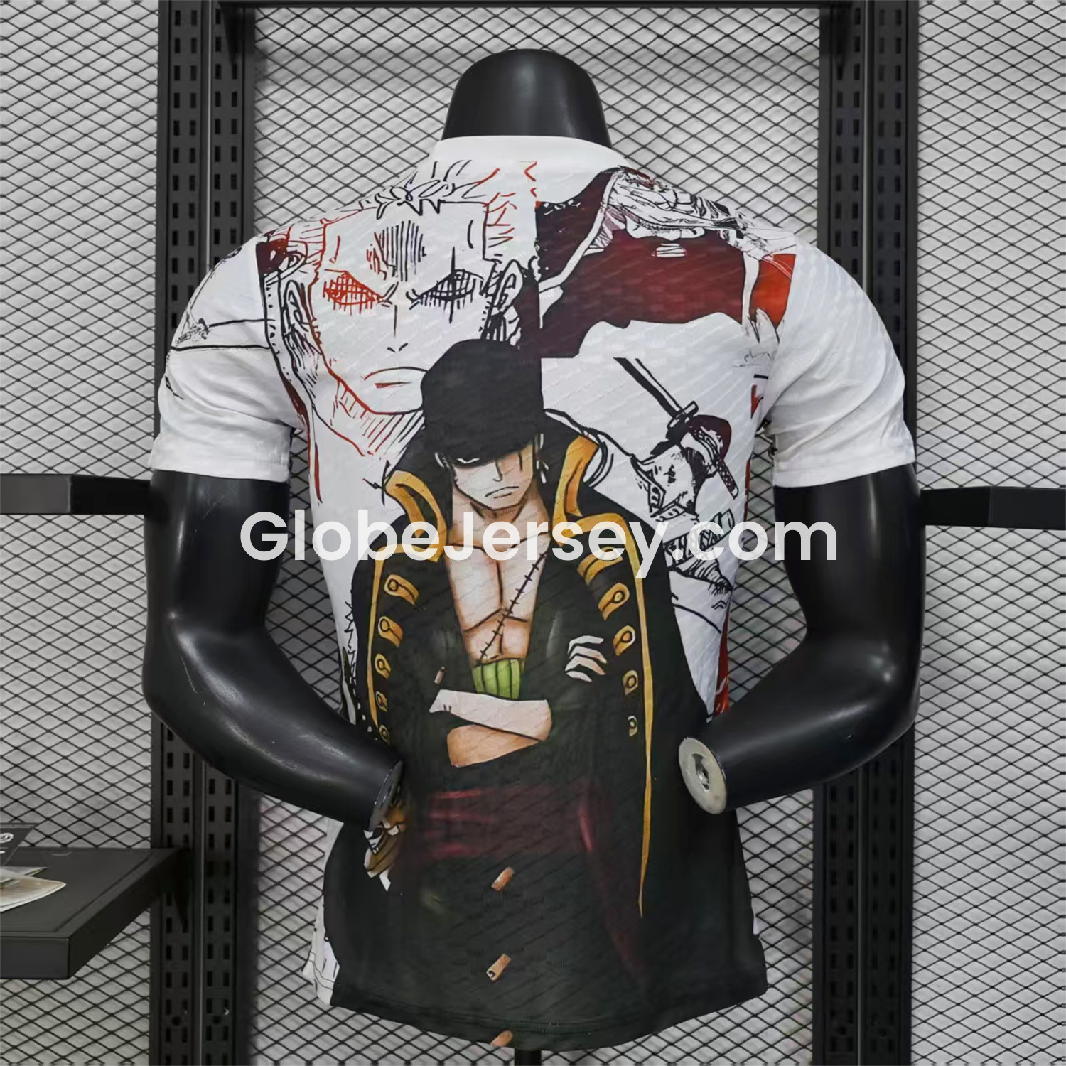 GlobeJersey-Japan 25-26 Roronoa Zoro White Special Jersey - Player Version