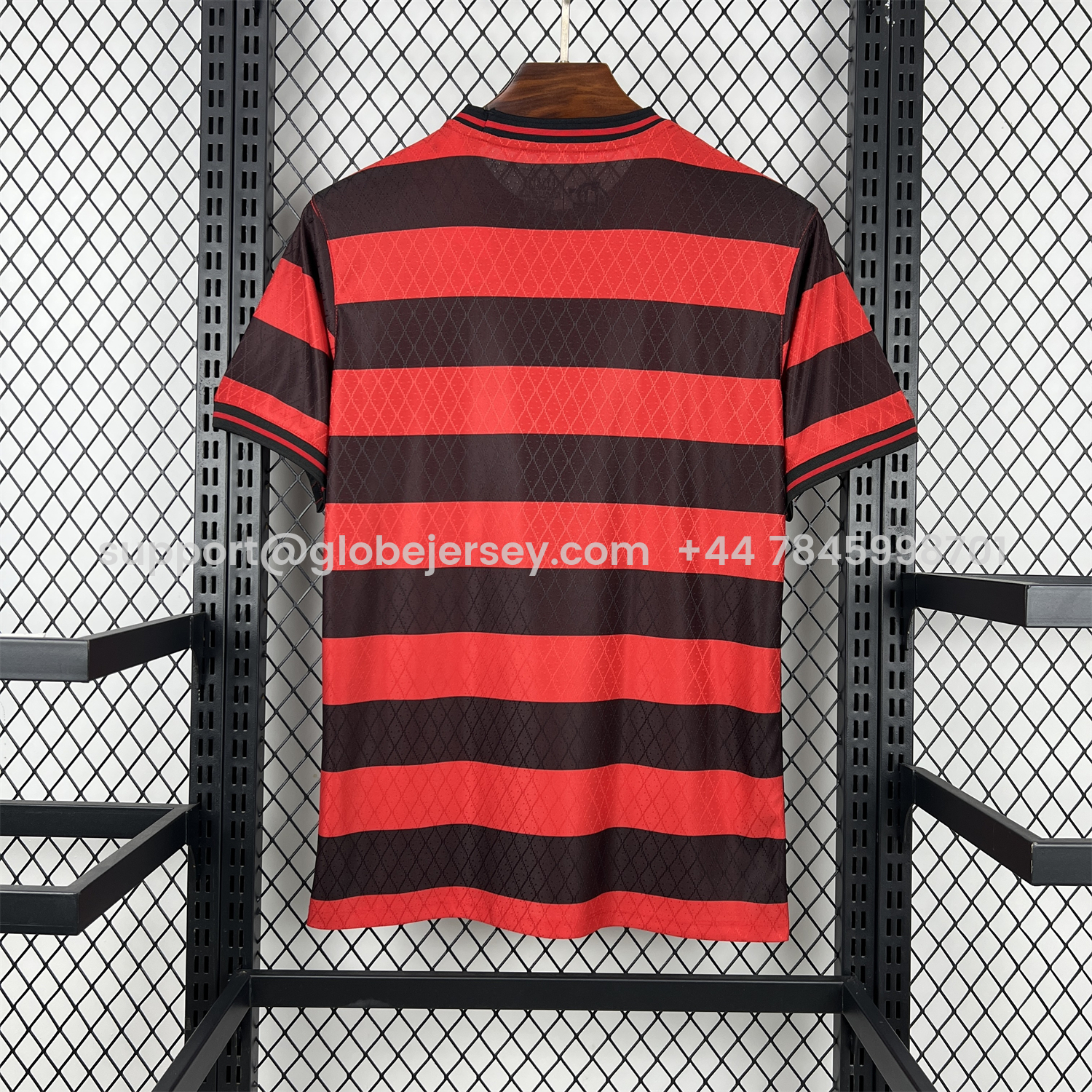 GlobeJersey-Flamengo 26-27 Red And Black Pre-Match Jersey - Fans Version