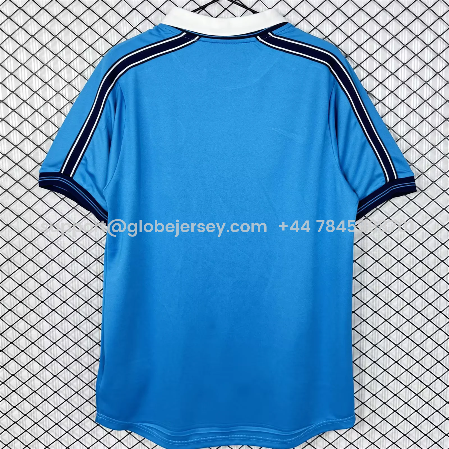 GlobeJersey-Retro Napoli 1998-99 Home Blue Jersey