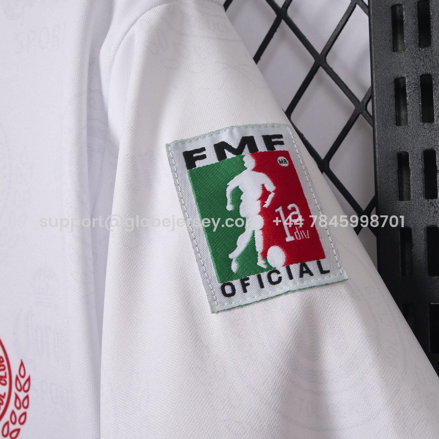 GlobeJersey-Retro Toluca 1997-98 Away White Jersey