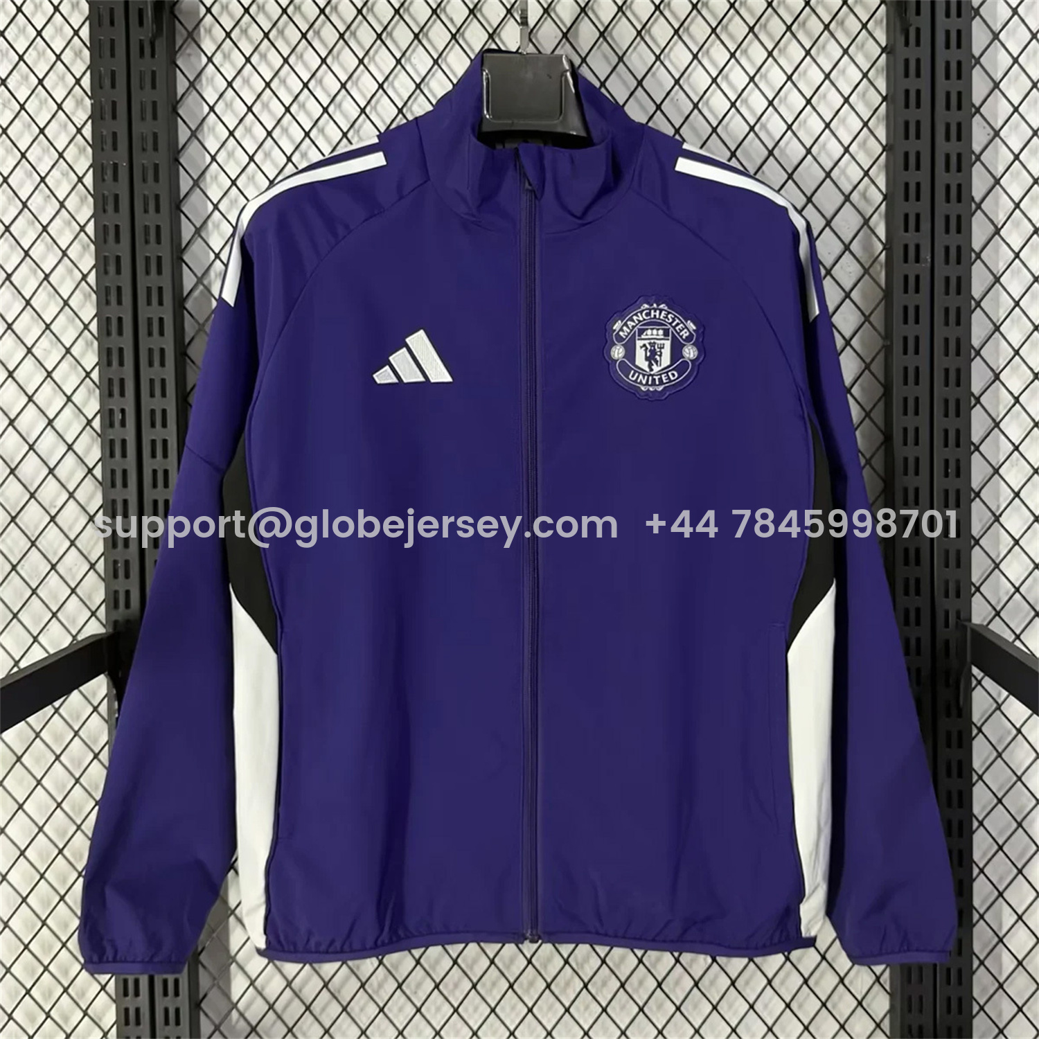 GlobeJersey-Manchester United 25-26 Training Windbreaker Jacket - Purple