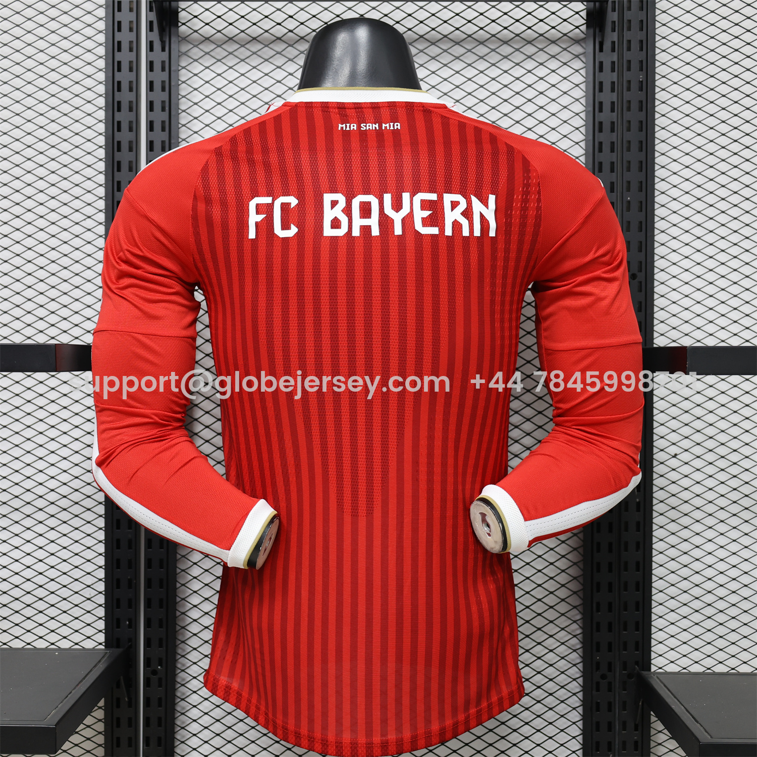 GlobeJersey-Bayern Munich 26-27 Home Long Sleeves Jersey - Player Version