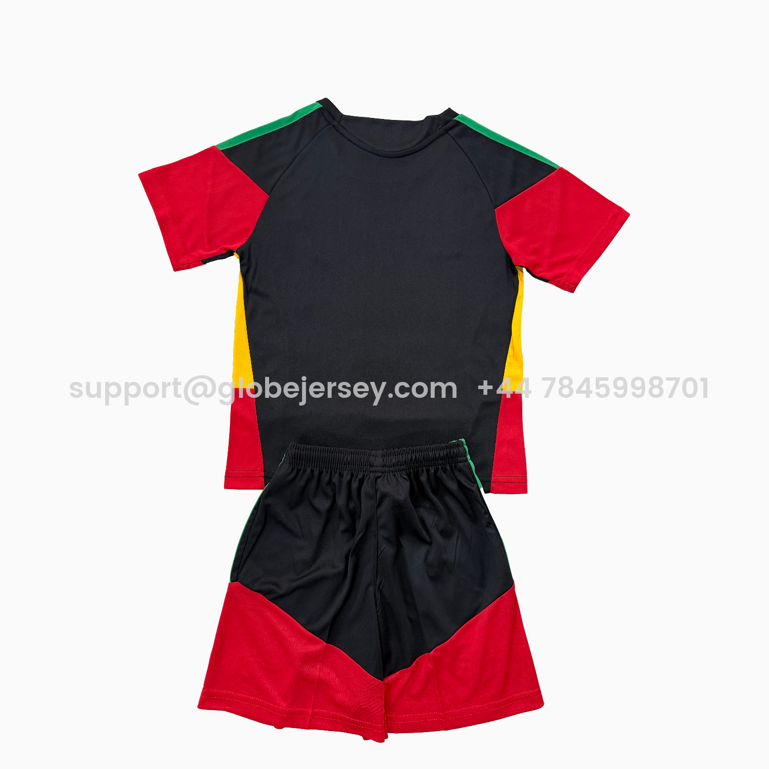 GlobeJersey-Jamaica 2026 Black Training Kids Kit