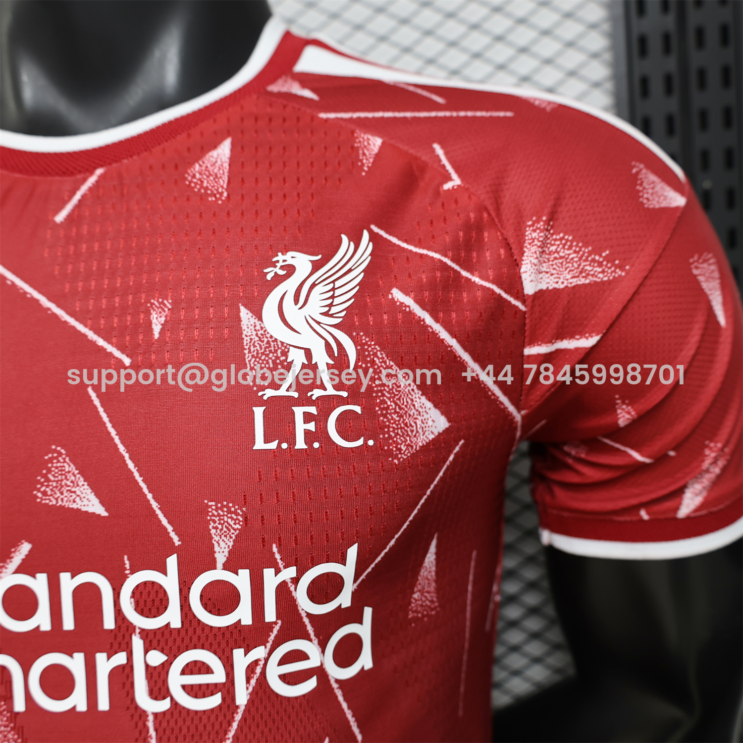 GlobeJersey-Liver.pool 26-27 Home Red Jersey - Player Version