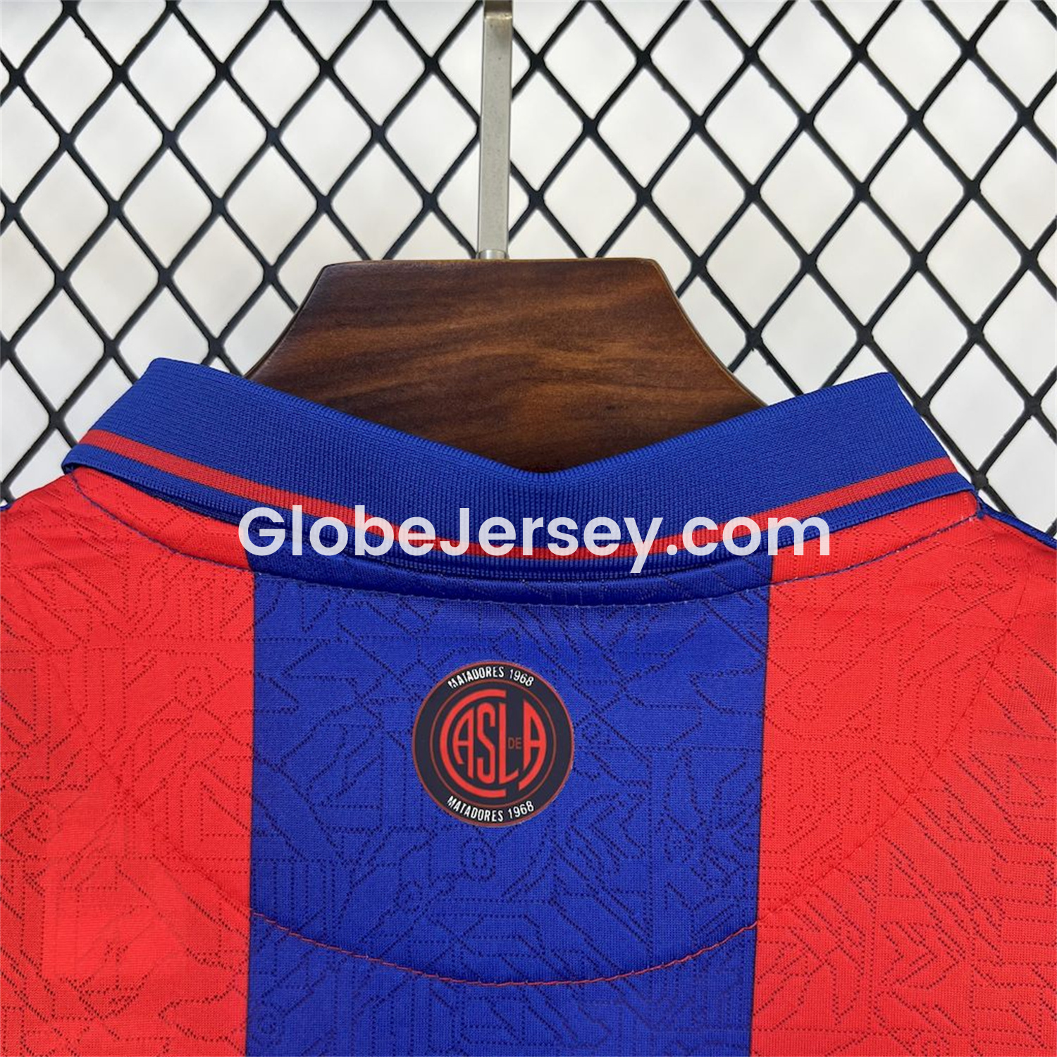 GlobeJersey-San Lorenzo 25-26 Home Unsponsored Jersey - Fans Version