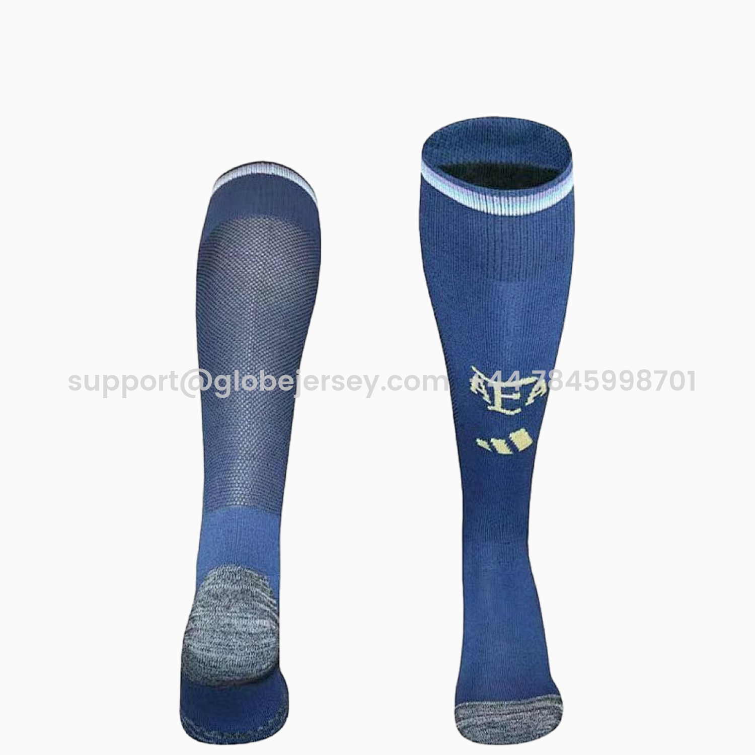 GlobeJersey-Argentina 2026 Home Terry cloth sole Socks - Royal Blue