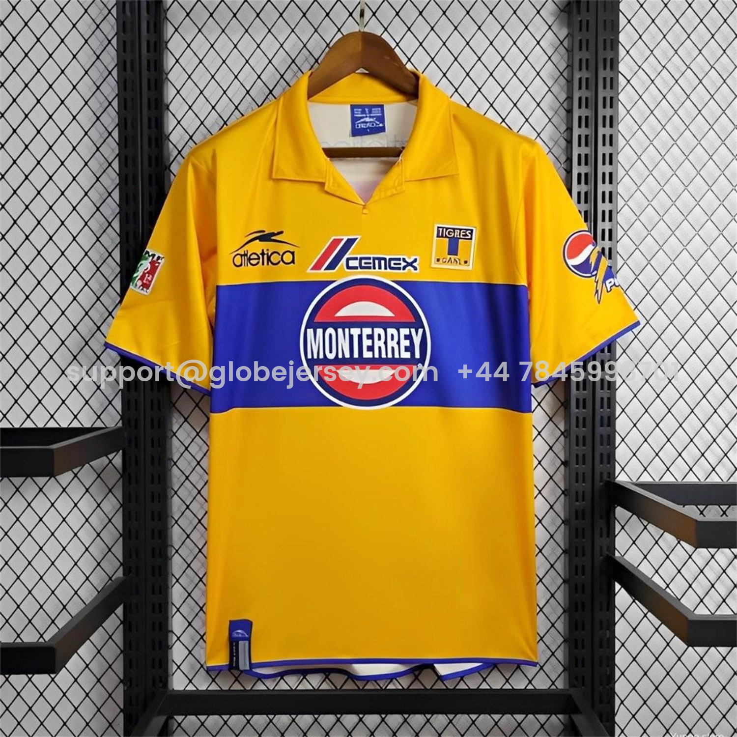 GlobeJersey-Retro Tigres UANL 2006 Copa Libertadores Home Jersey