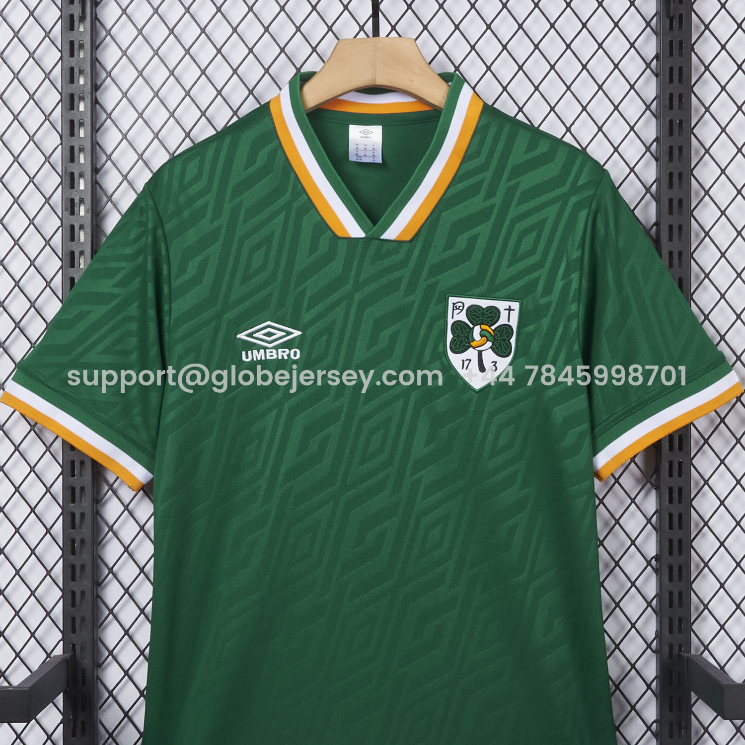 GlobeJersey-Ireland 2026 St. Patrick's Day Green Jersey - Fans Version