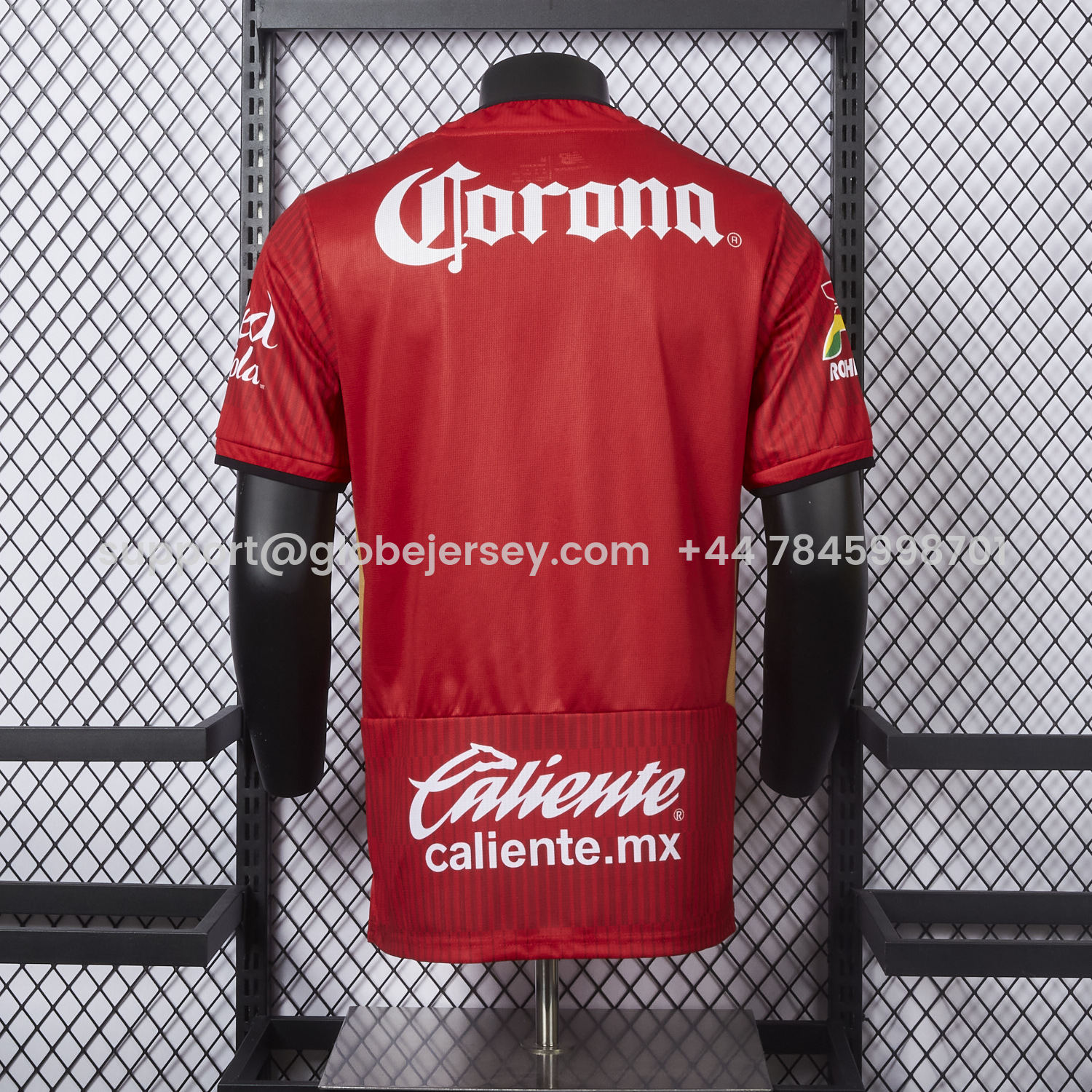 GlobeJersey-Toluca 25-26 Home Jersey - Player Version
